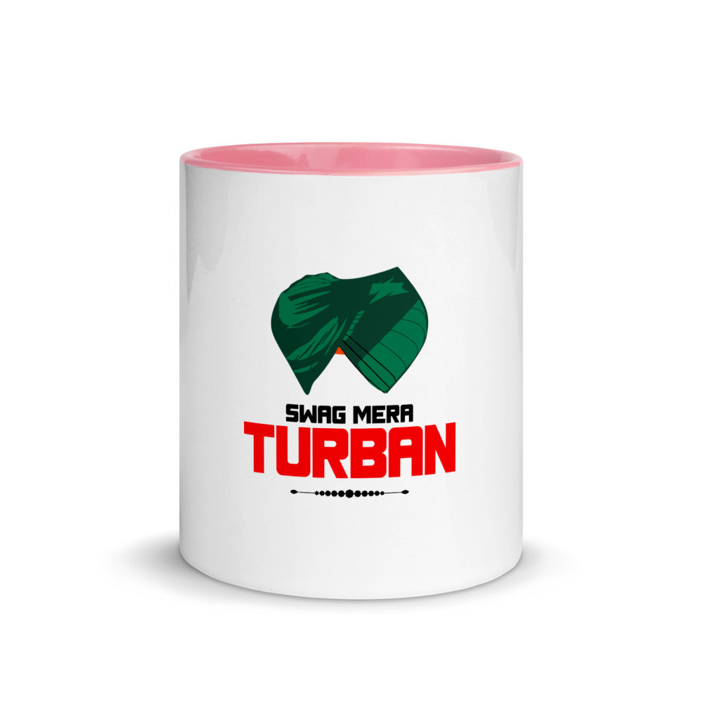 SWAG MERA TURBAN - Mug with Color Inside