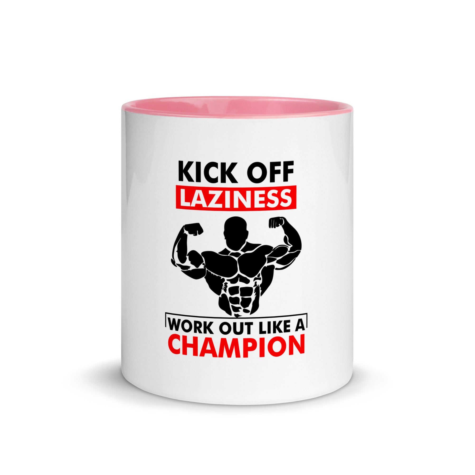 KICK OFF LAZINESS - Mug with Color Inside