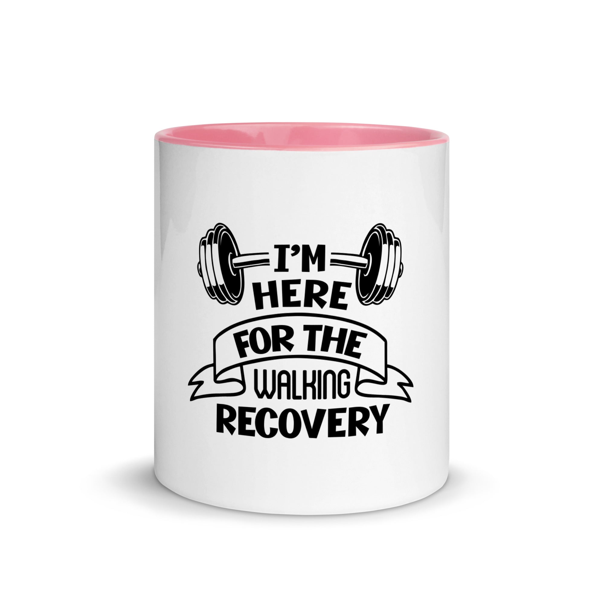 I'M HERE FOR THE WALKING RECOVERY - Mug with Color Inside