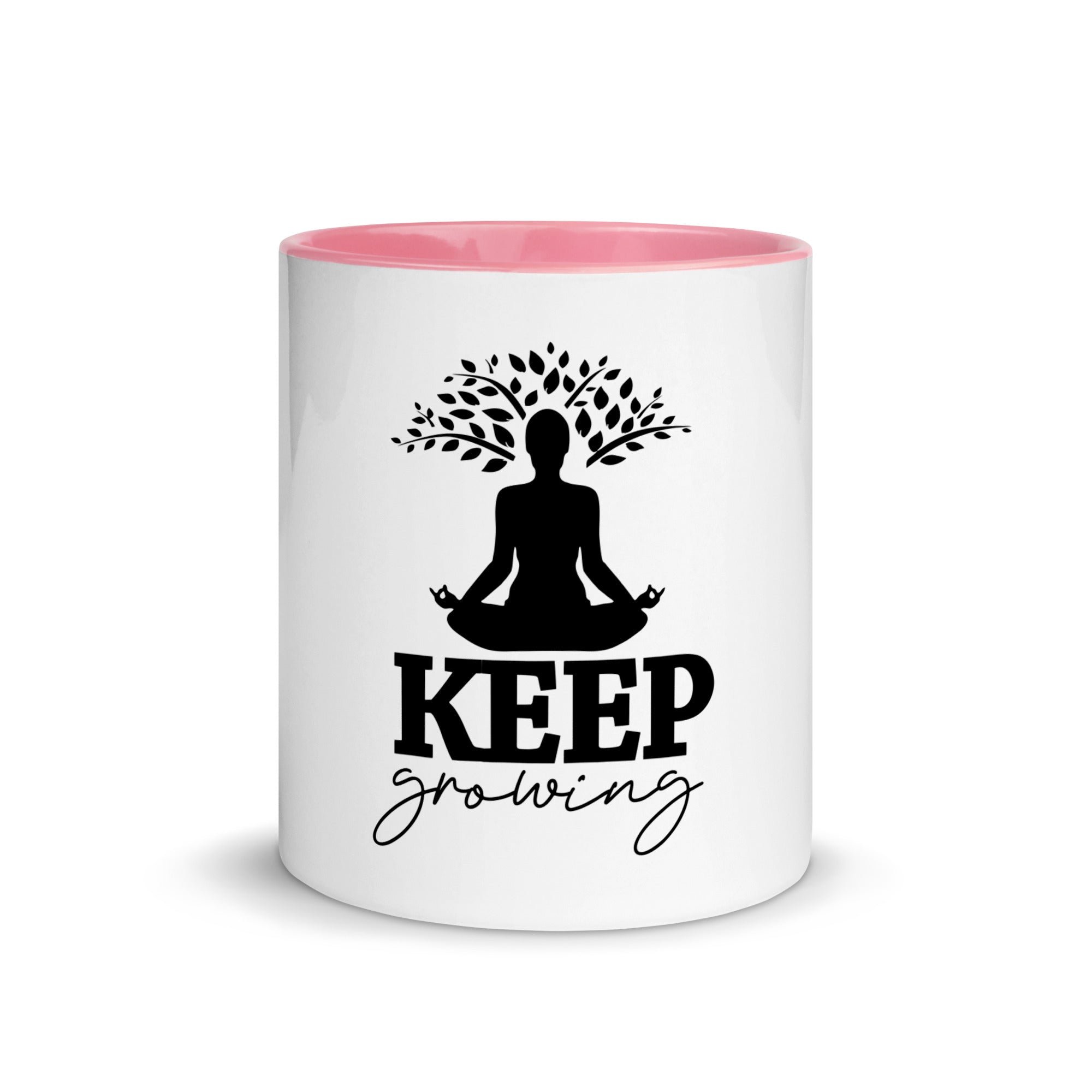 KEEP GROWING - Mug with Color Inside
