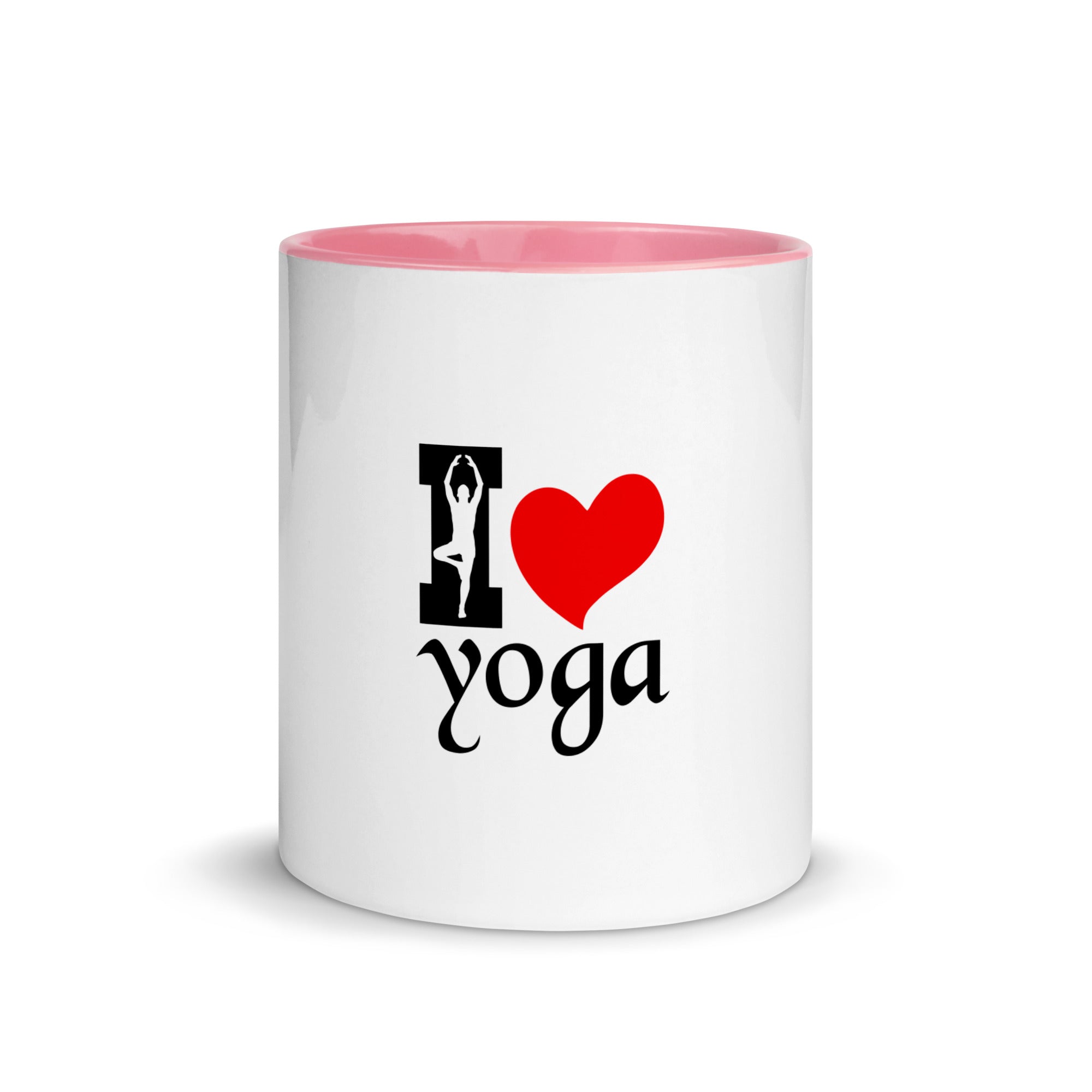 I LOVE YOGA - Mug with Color Inside