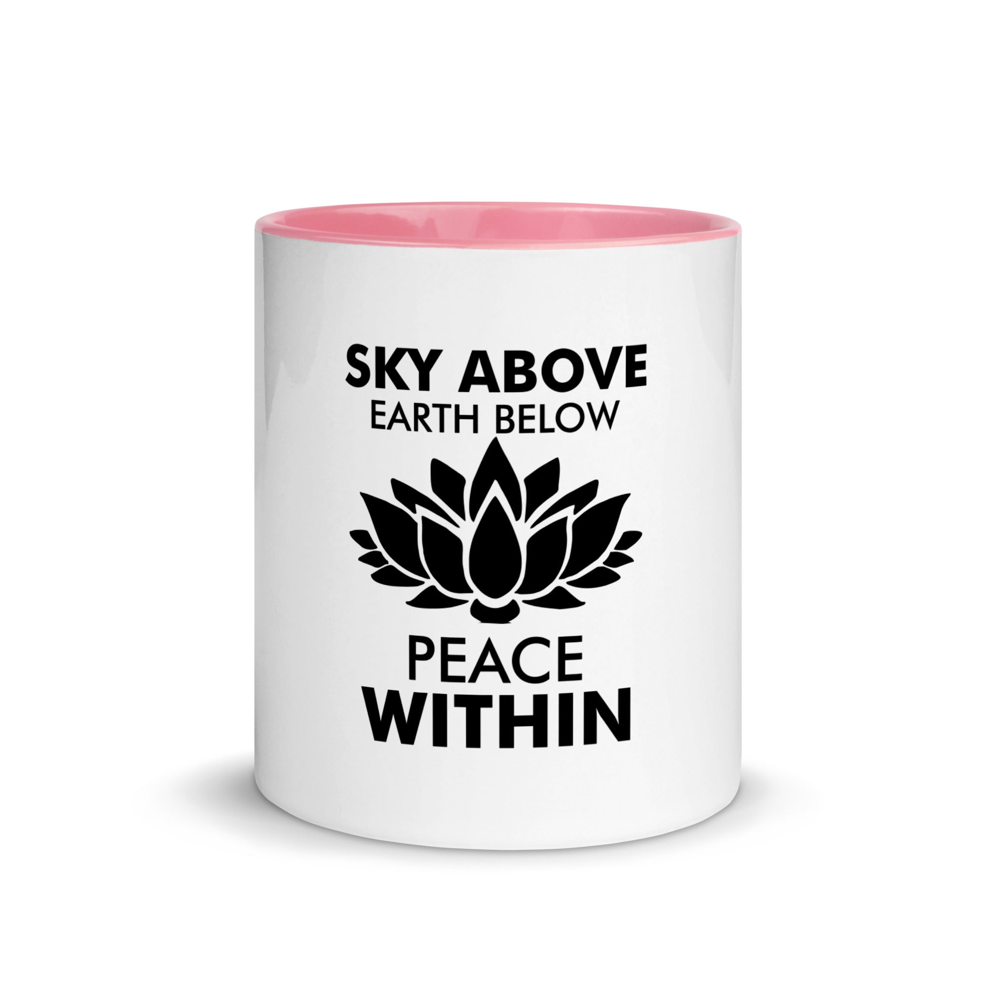 SKY ABOVE EARTH BELOW - Mug with Color Inside