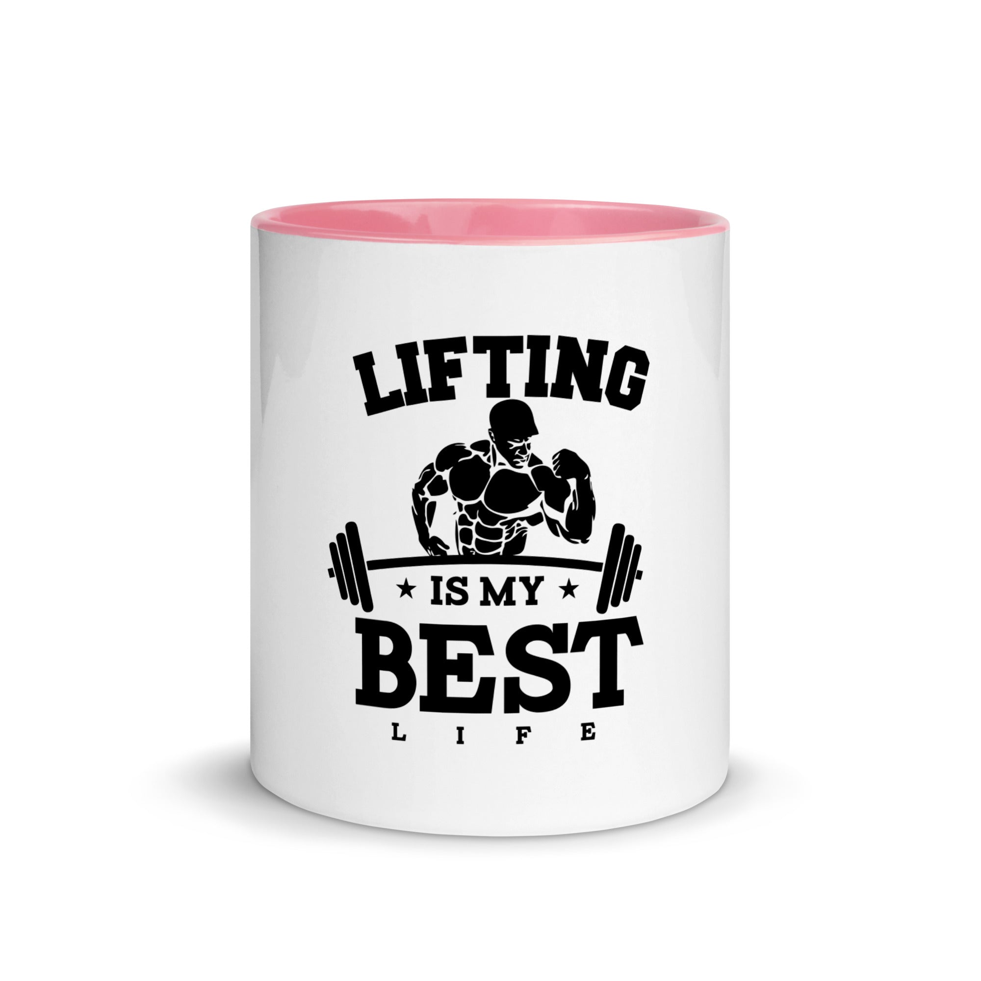 LIFTING IS MY BEST LIFE - Mug with Color Inside