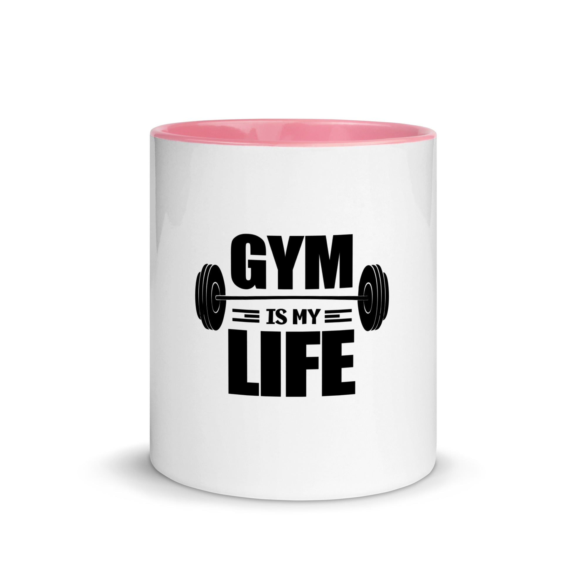 GYM IS MY LIFE - Mug with Color Inside
