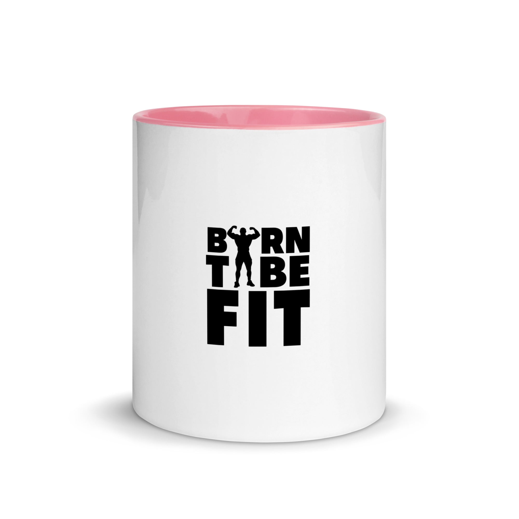 BORN TO BE FIT- Mug with Color Inside