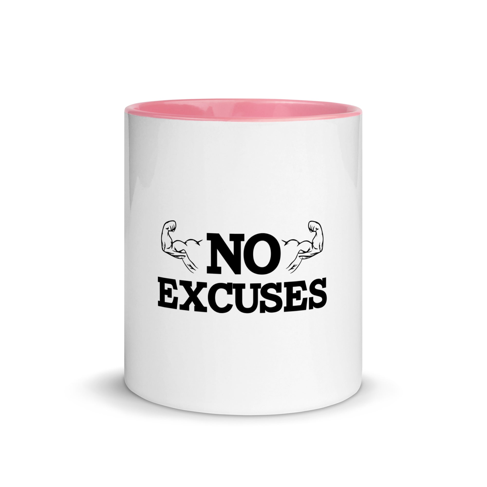 NO EXCUSES - Mug with Color Inside
