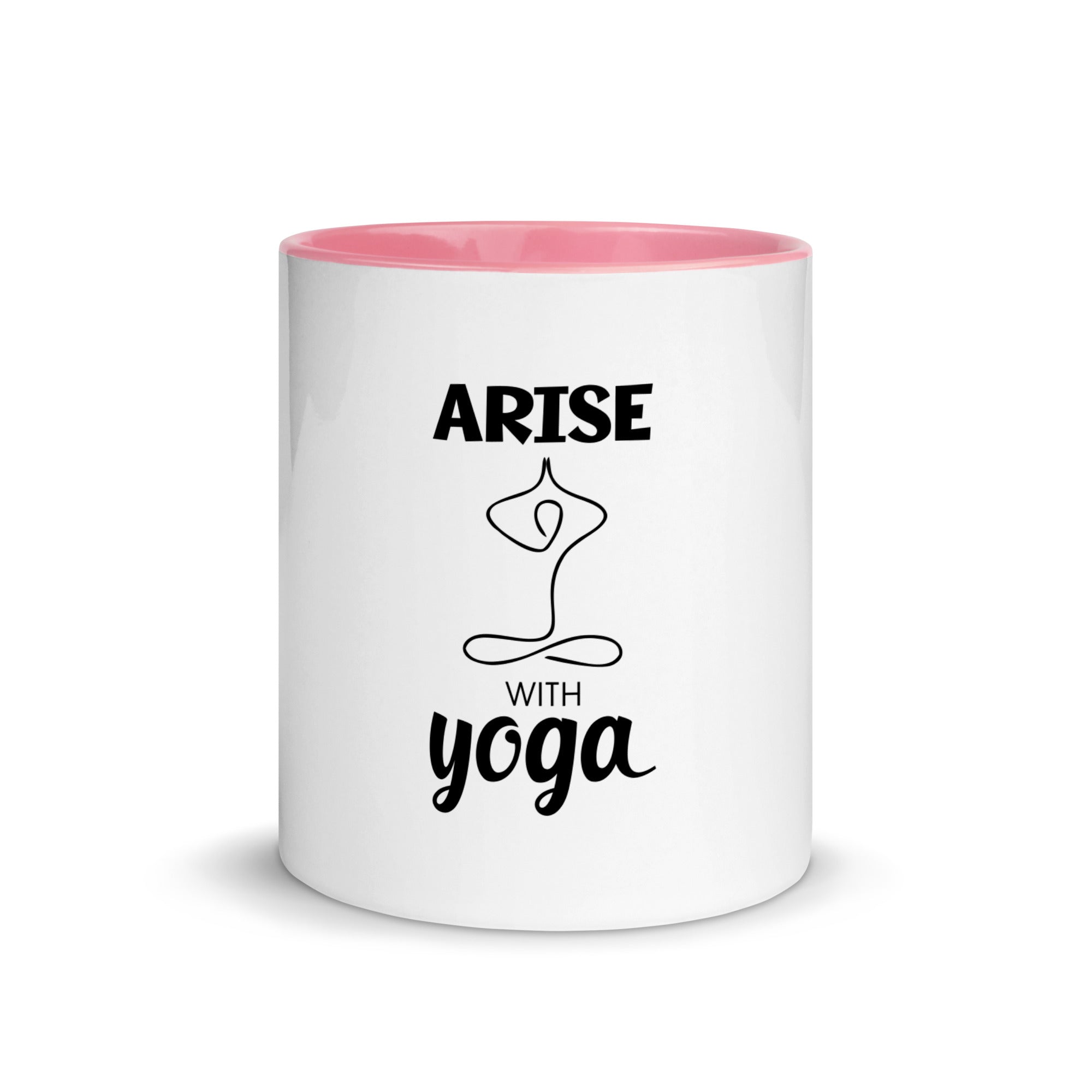 ARISE WITH YOGA - Mug with Color Inside