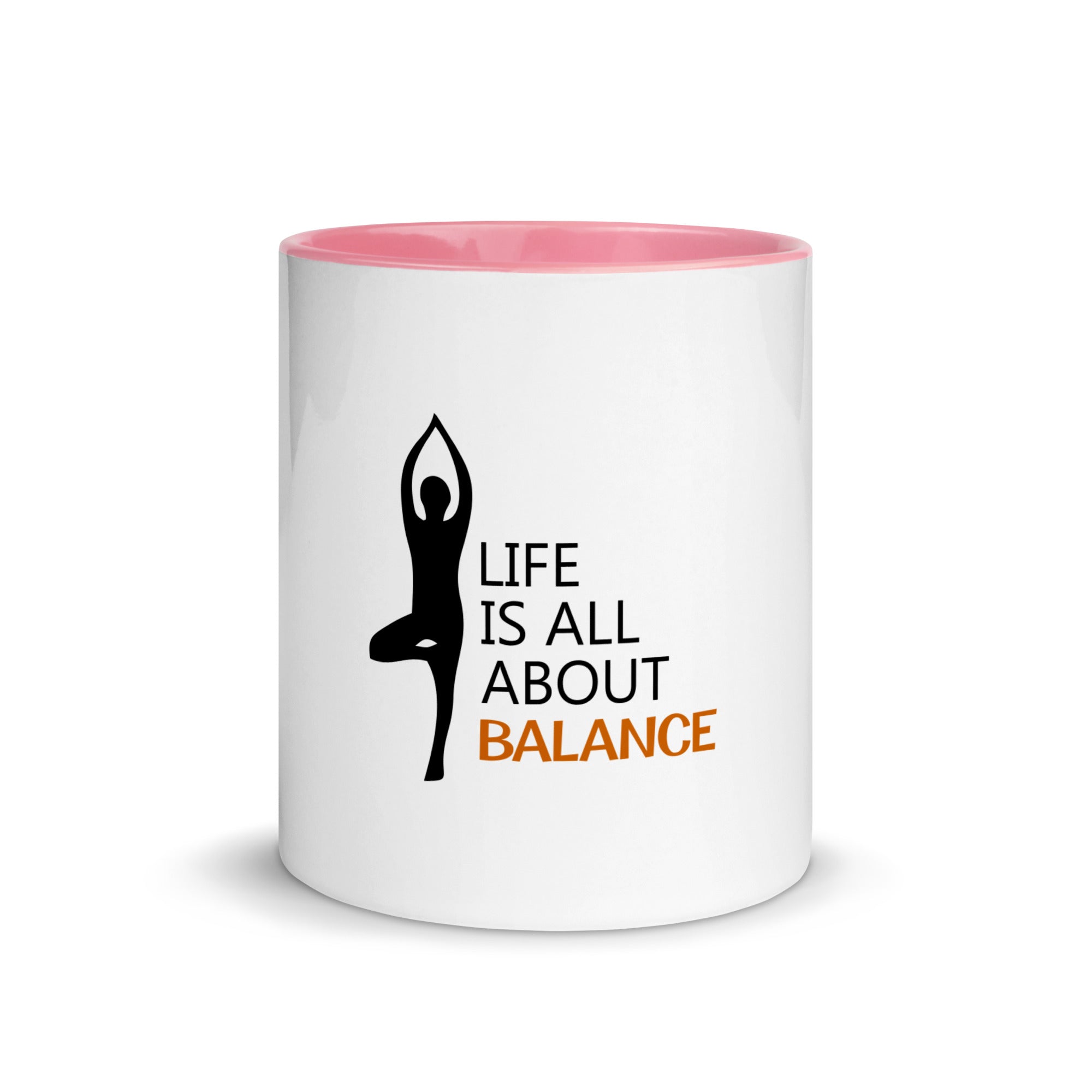 LIFE IS ALL ABOUT BALANCE - Mug with Color Inside