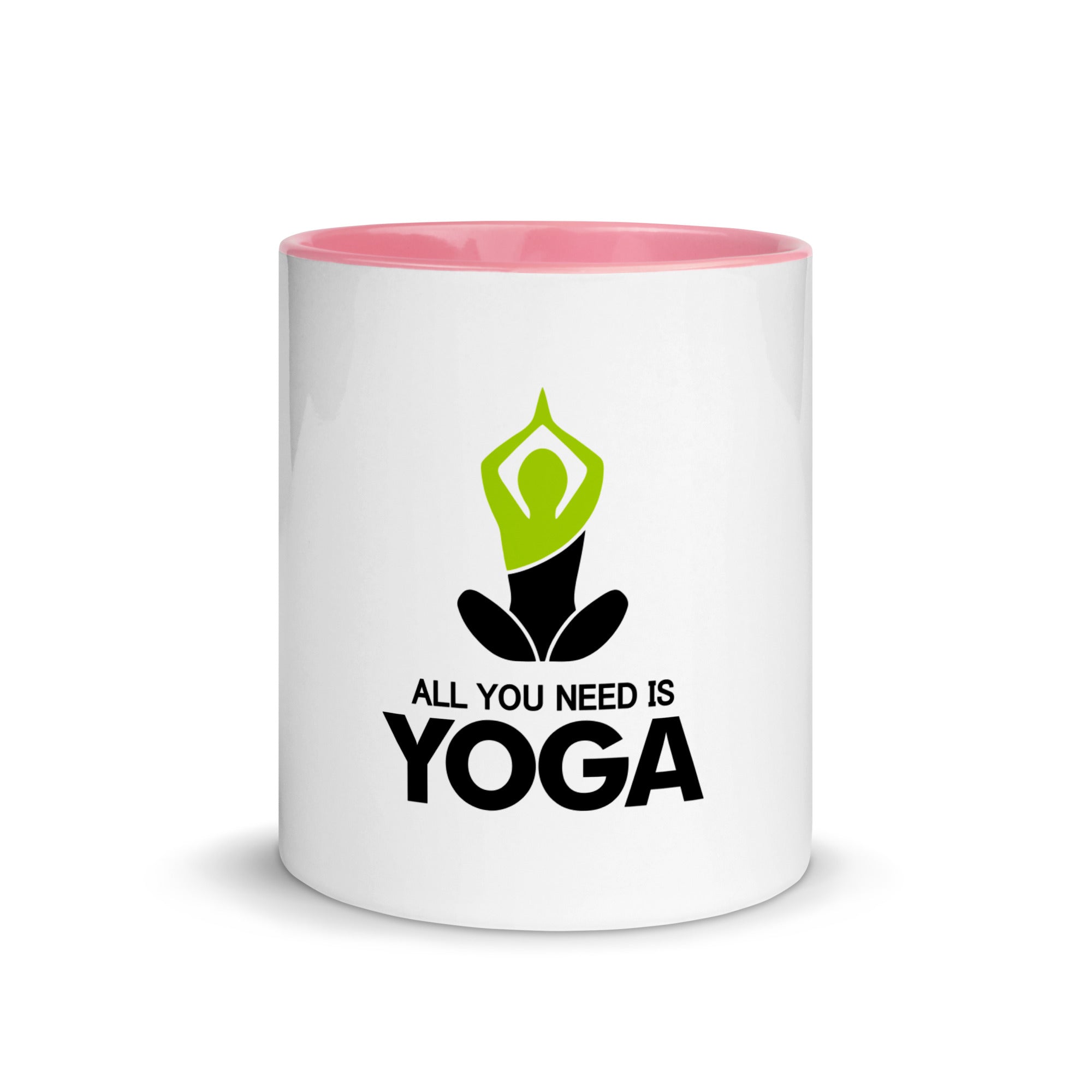 ALL YOU NEED IS YOGA - Mug with Color Inside