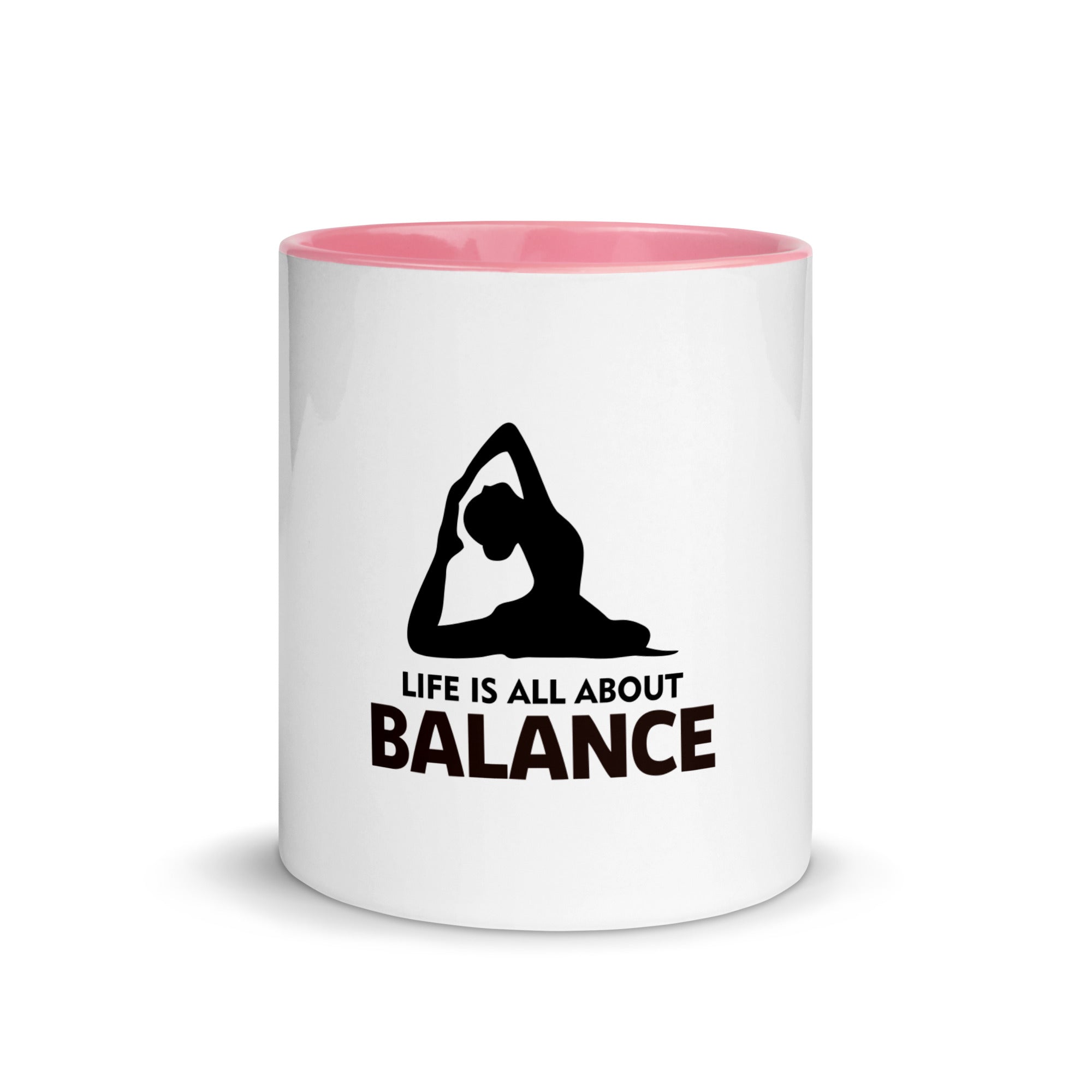 LIFE IS ALL ABOUT BALANCE - Mug with Color Inside