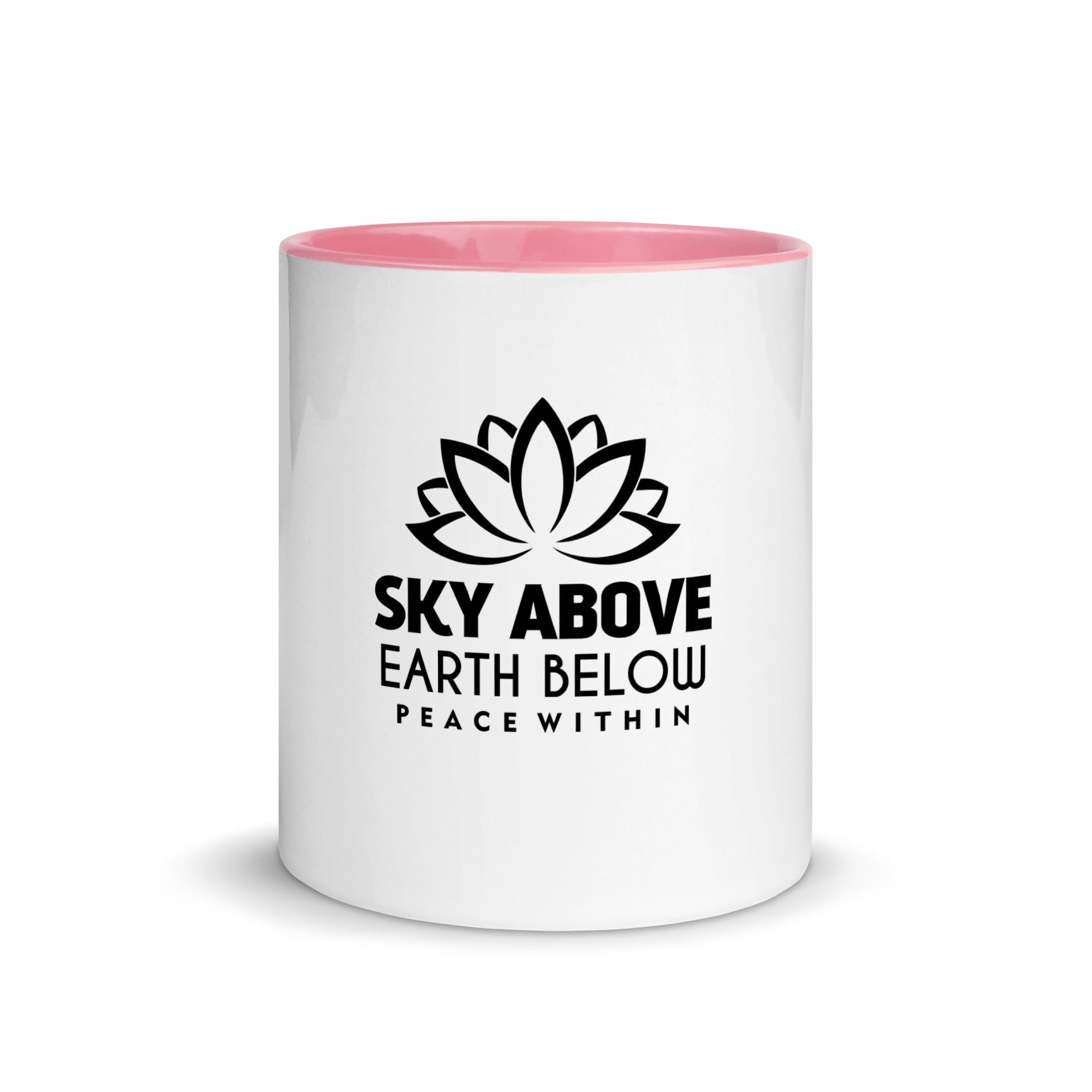 SKY ABOVE EARTH BELOW - Mug with Color Inside