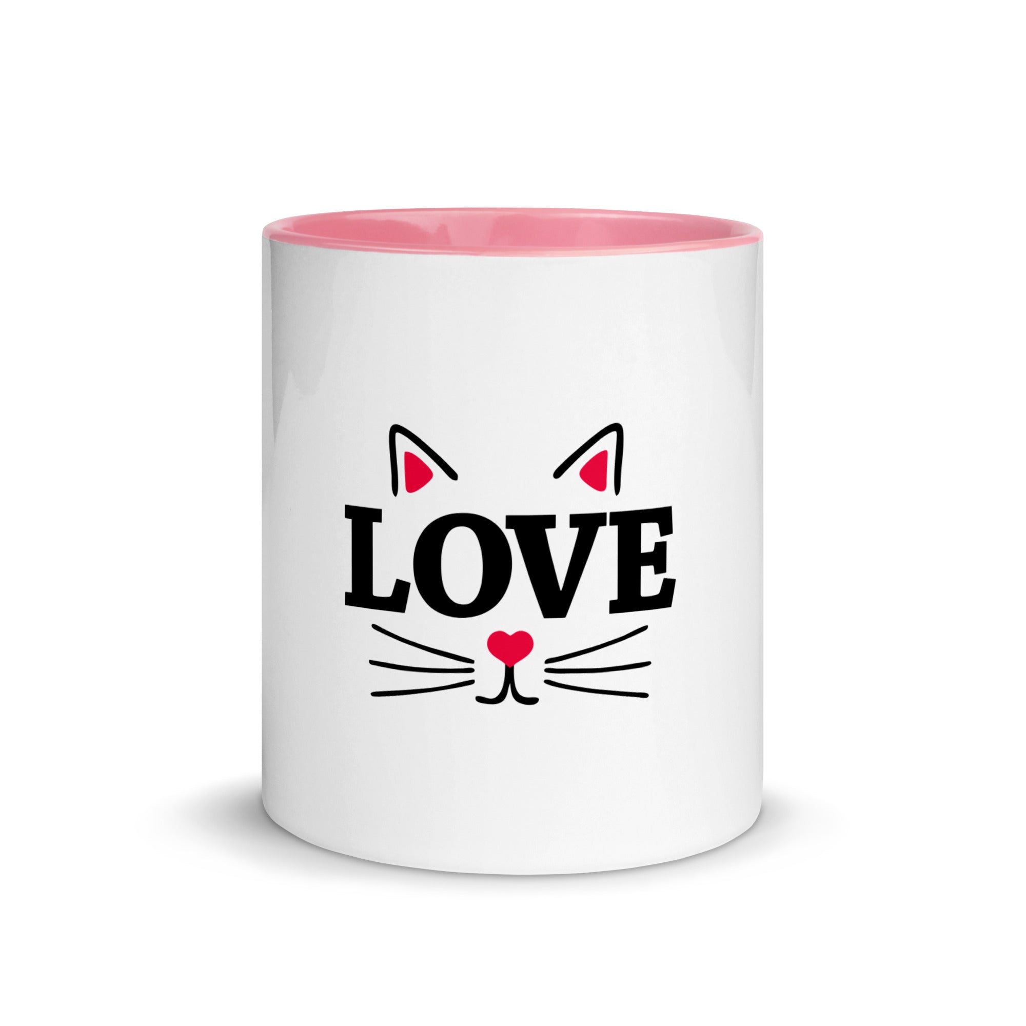 LOVE CATS - Mug with Color Inside