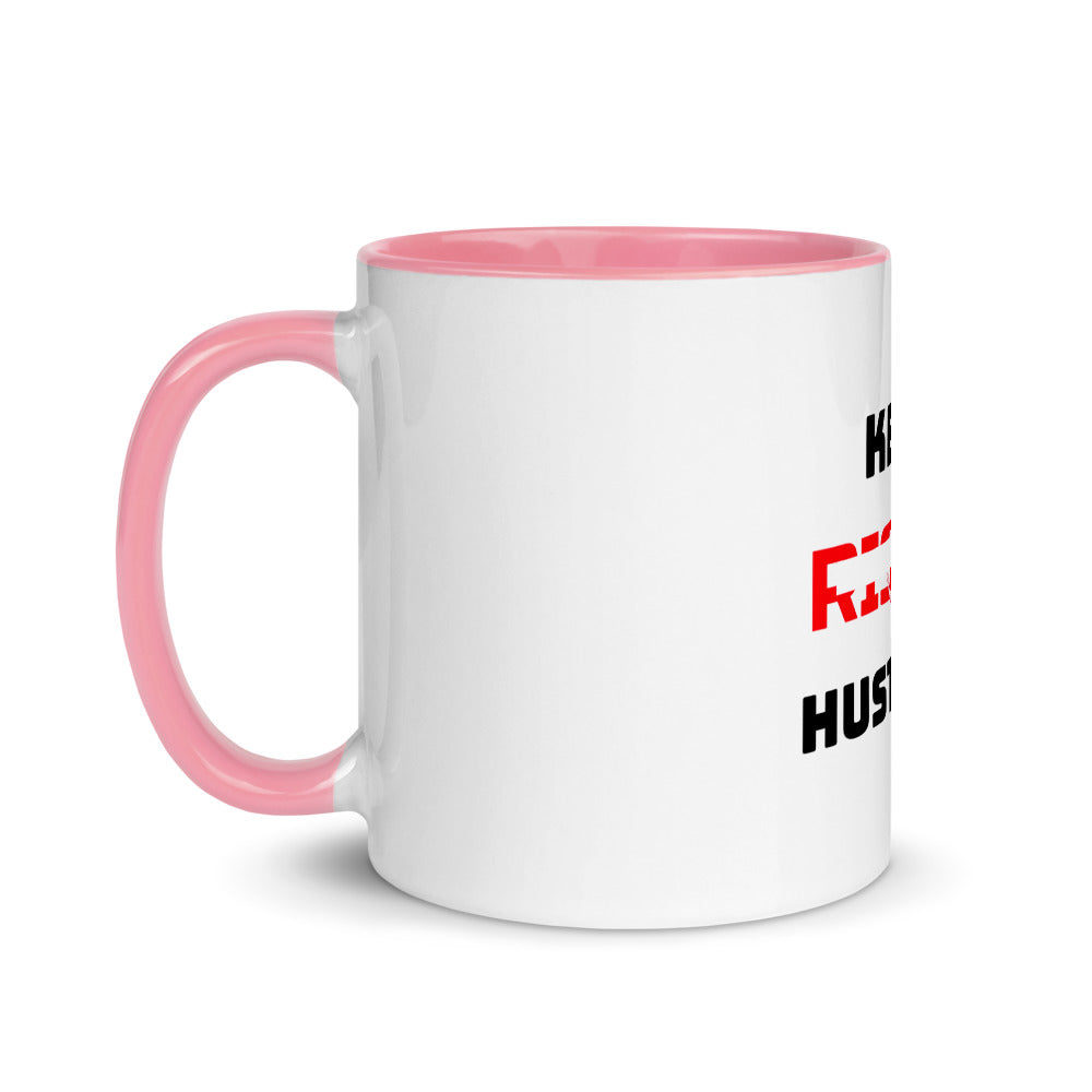 KEEP RISING HUSTLING - Mug with Color Inside