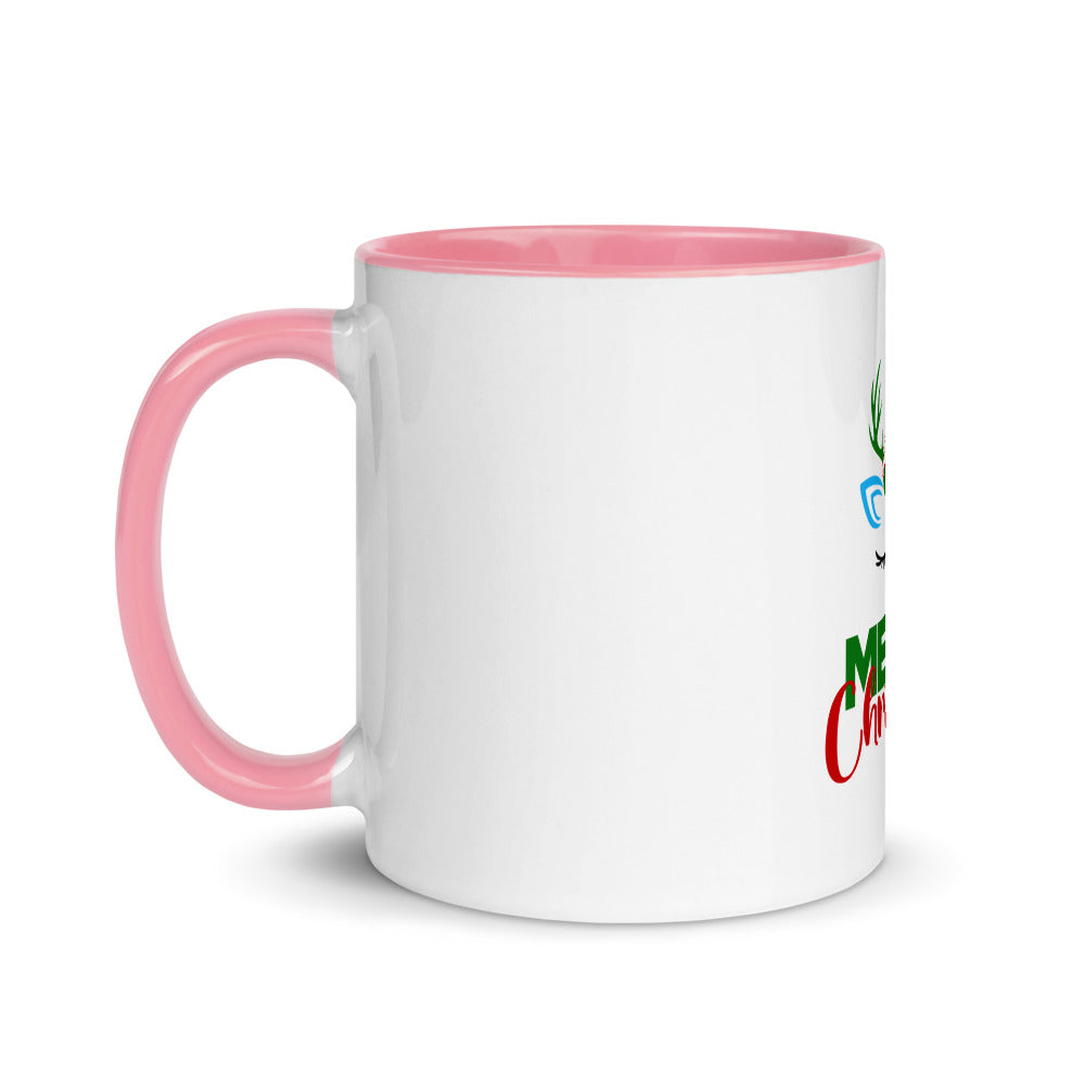 MERRY CHRISTMAS - Mug with Color Inside