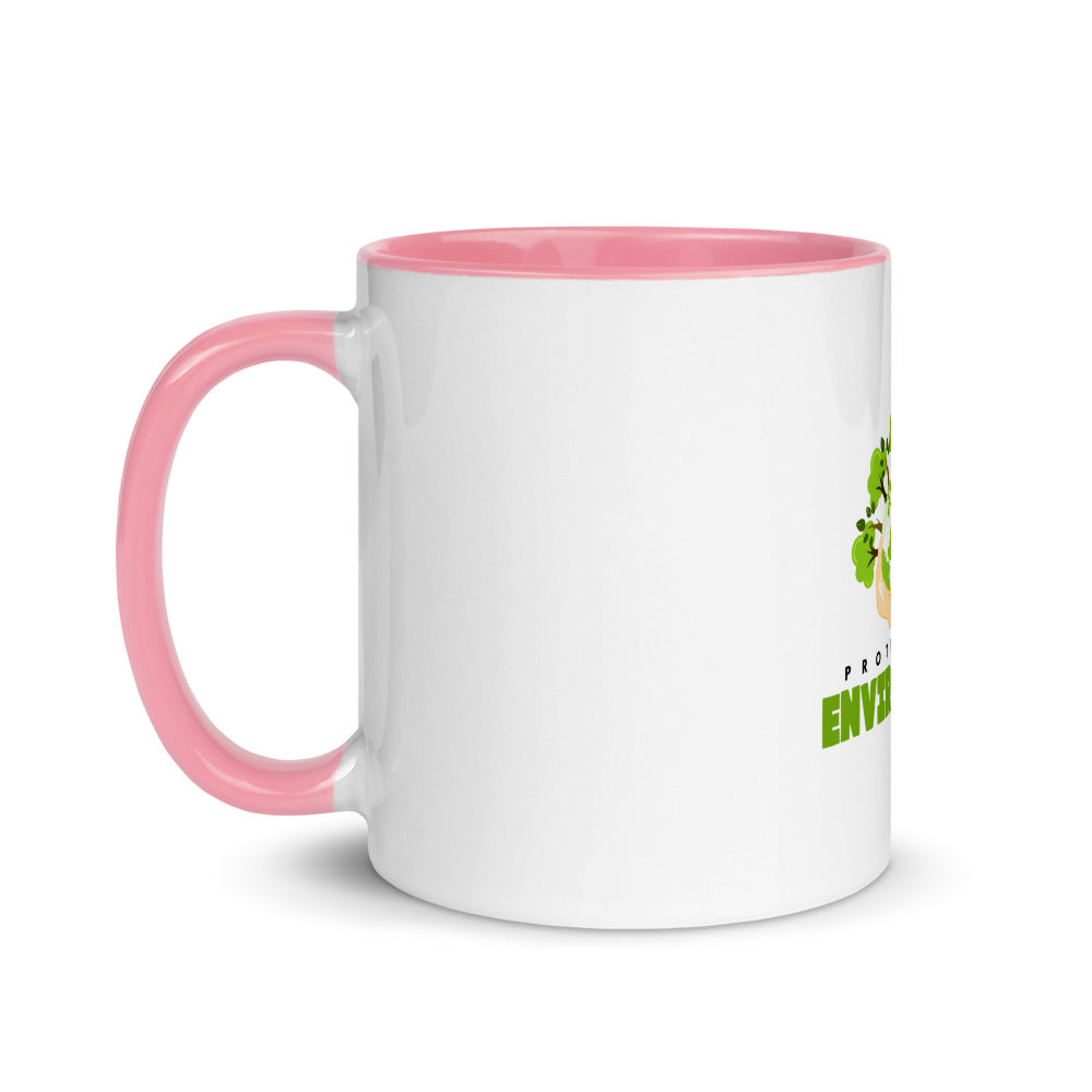 PROTECT THE ENVIRONMENT - Mug with Color Inside
