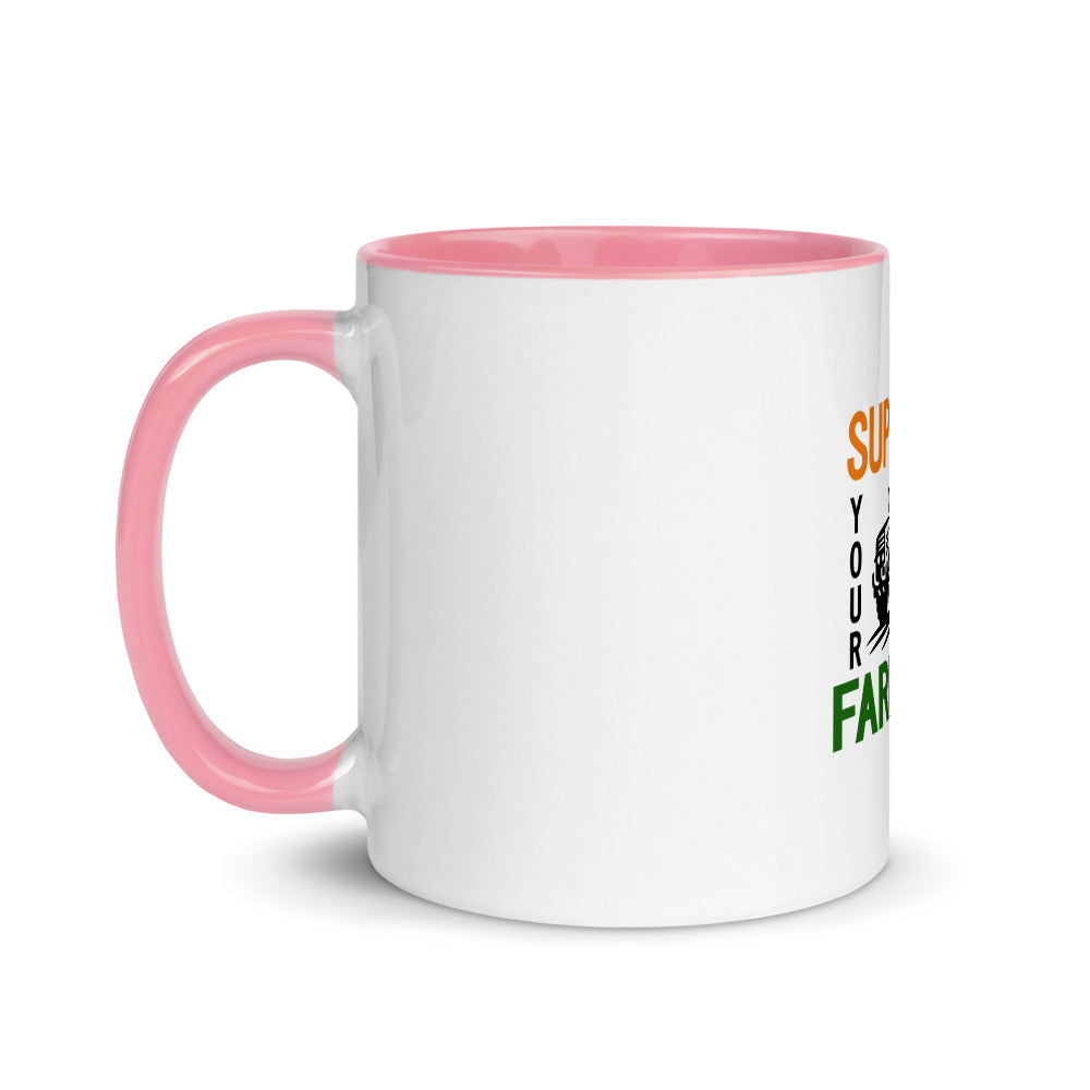 SUPPORT YOUR LOCAL FARMERS - Mug with Color Inside