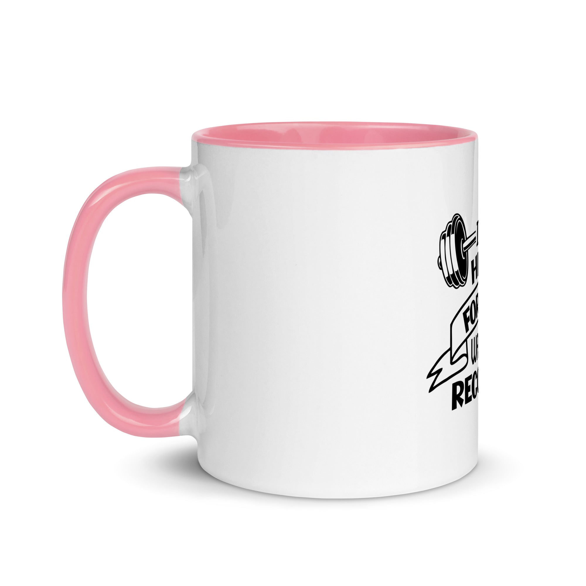 I'M HERE FOR THE WALKING RECOVERY - Mug with Color Inside