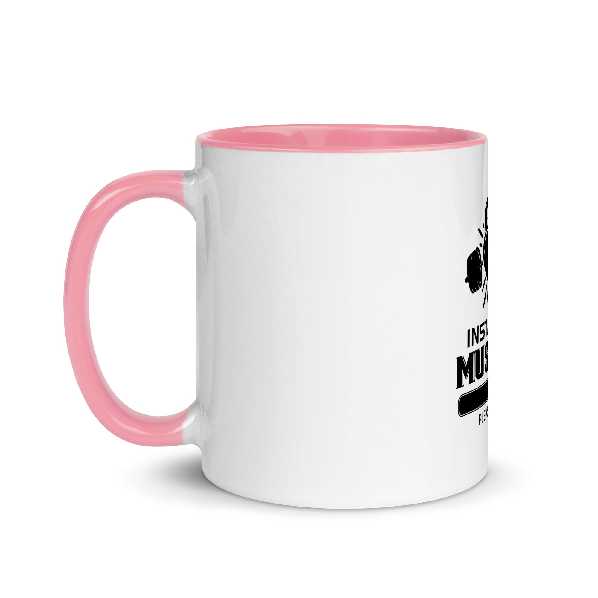 INSTALLING MUSCLES - Mug with Color Inside