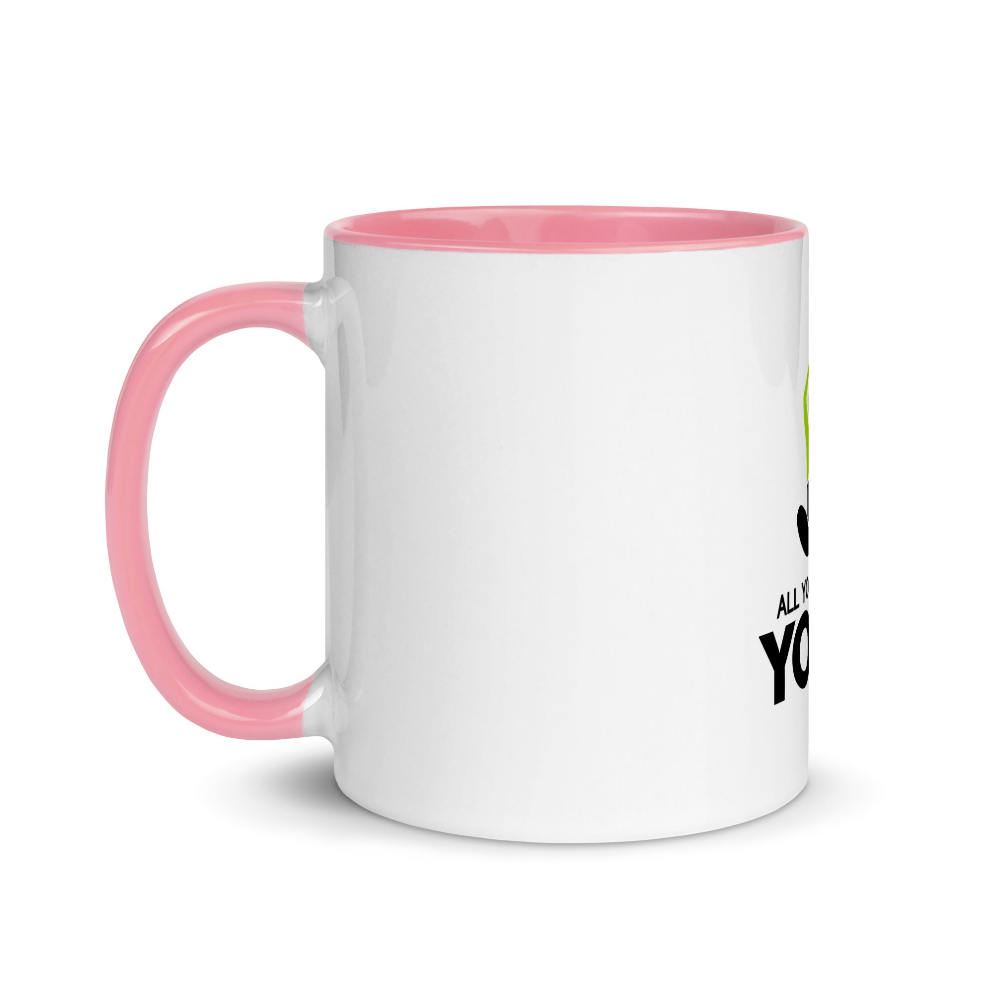 ALL YOU NEED IS YOGA - Mug with Color Inside