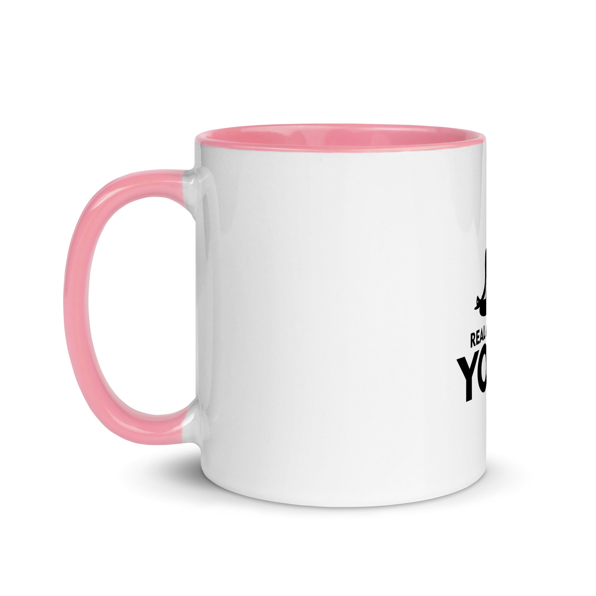 REAL MAN DO YOGA - Mug with Color Inside