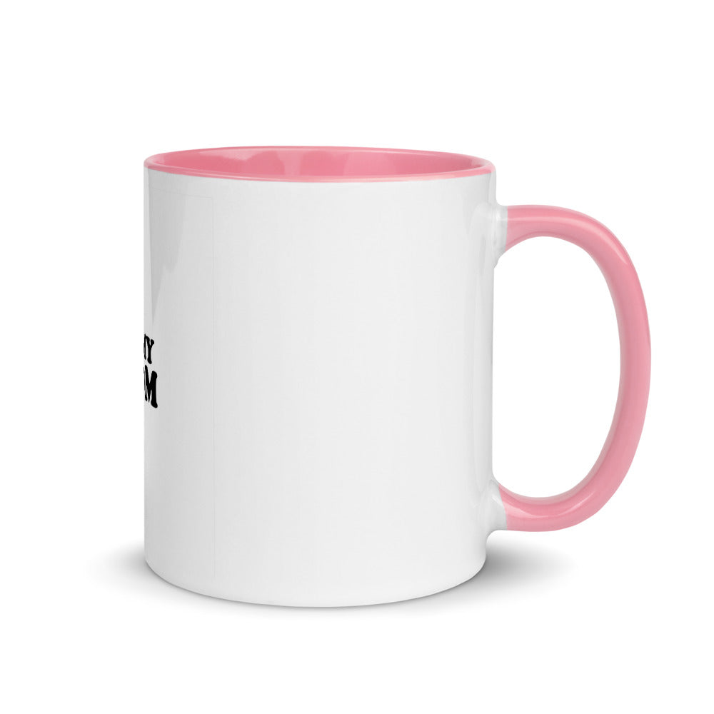 I love my mom- Mug with Color Inside