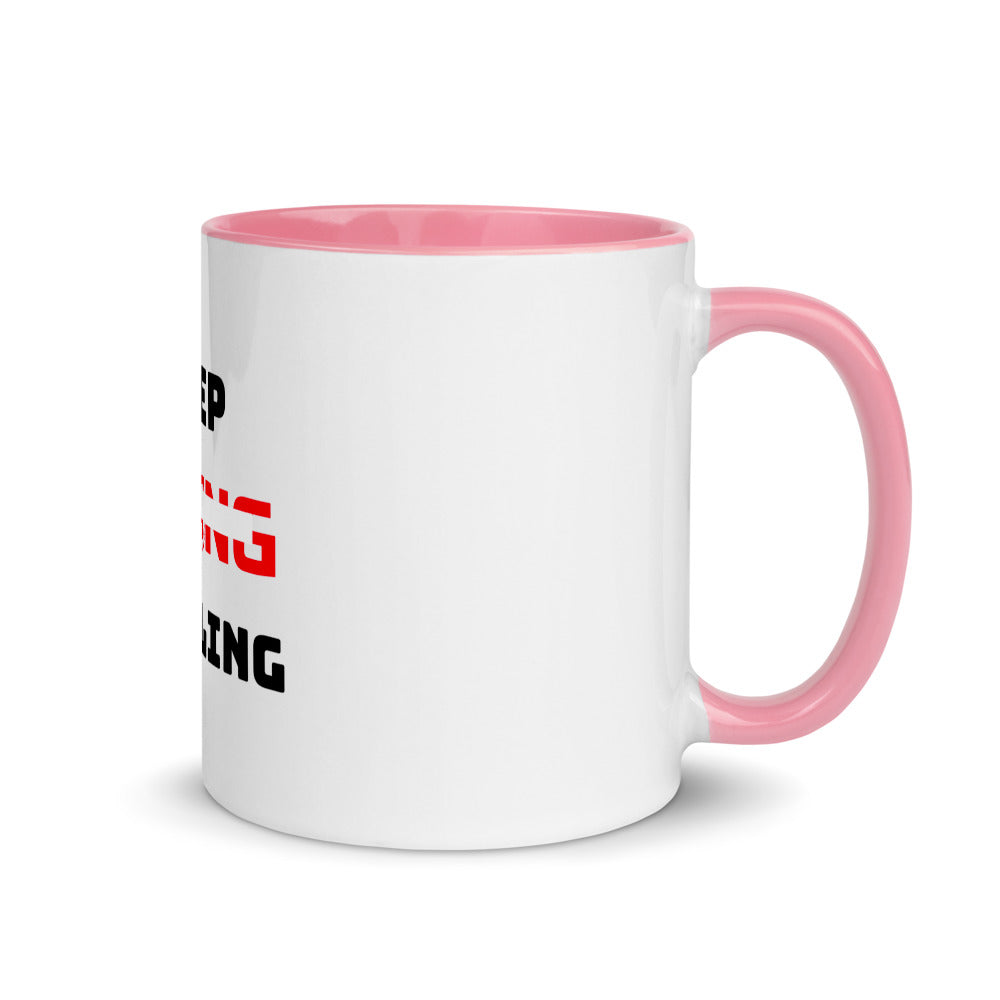 KEEP RISING HUSTLING - Mug with Color Inside