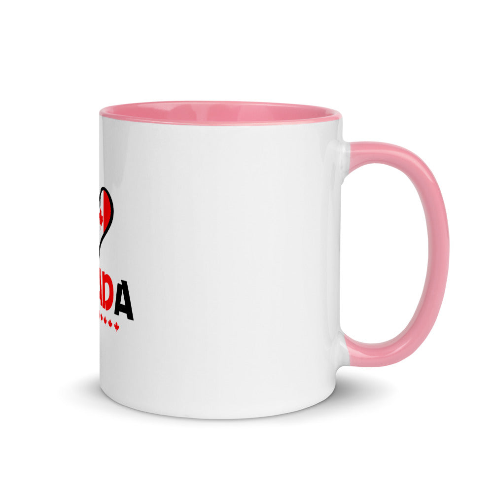I LOVE CANADA - Mug with Color Inside