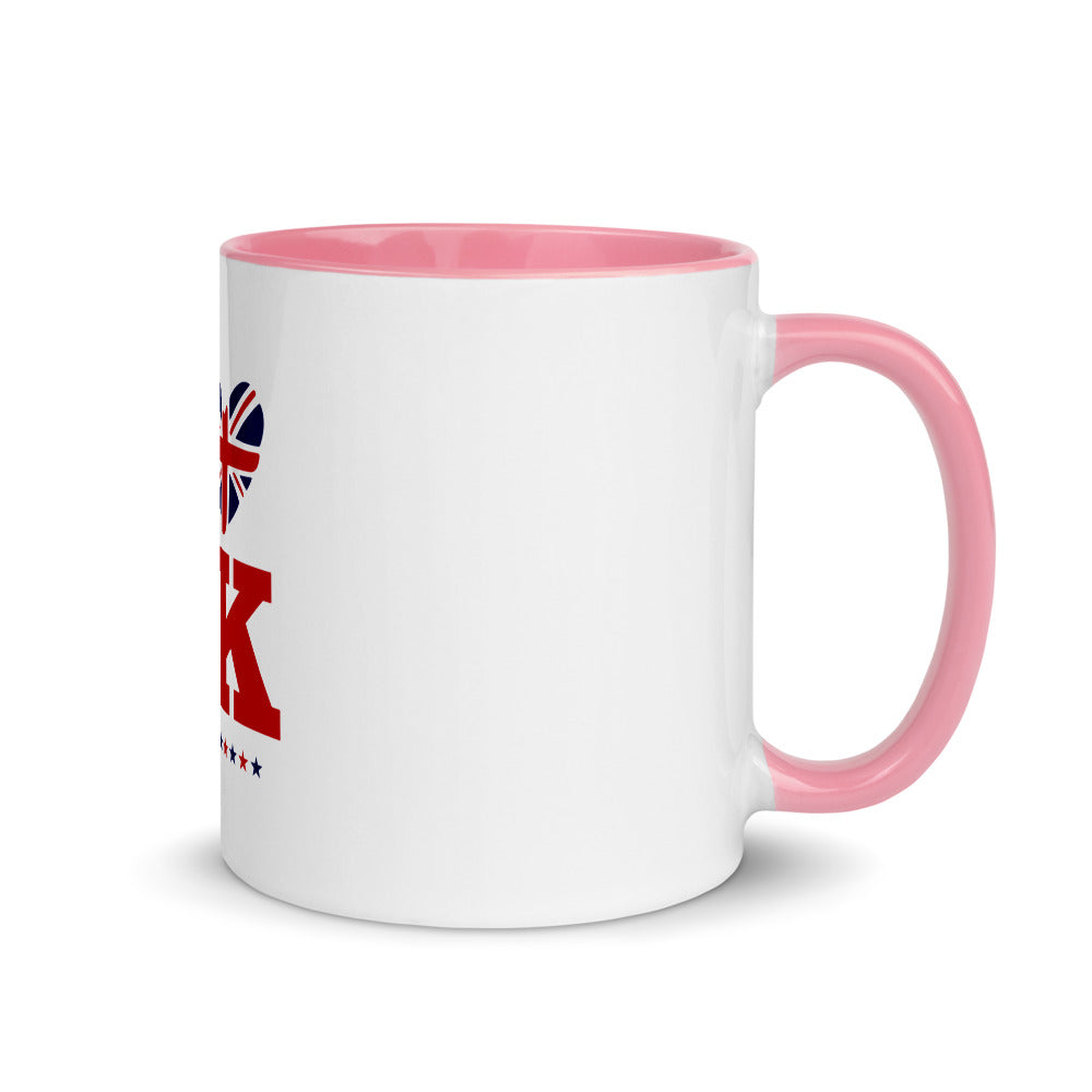 I LOVE UK - Mug with Color Inside