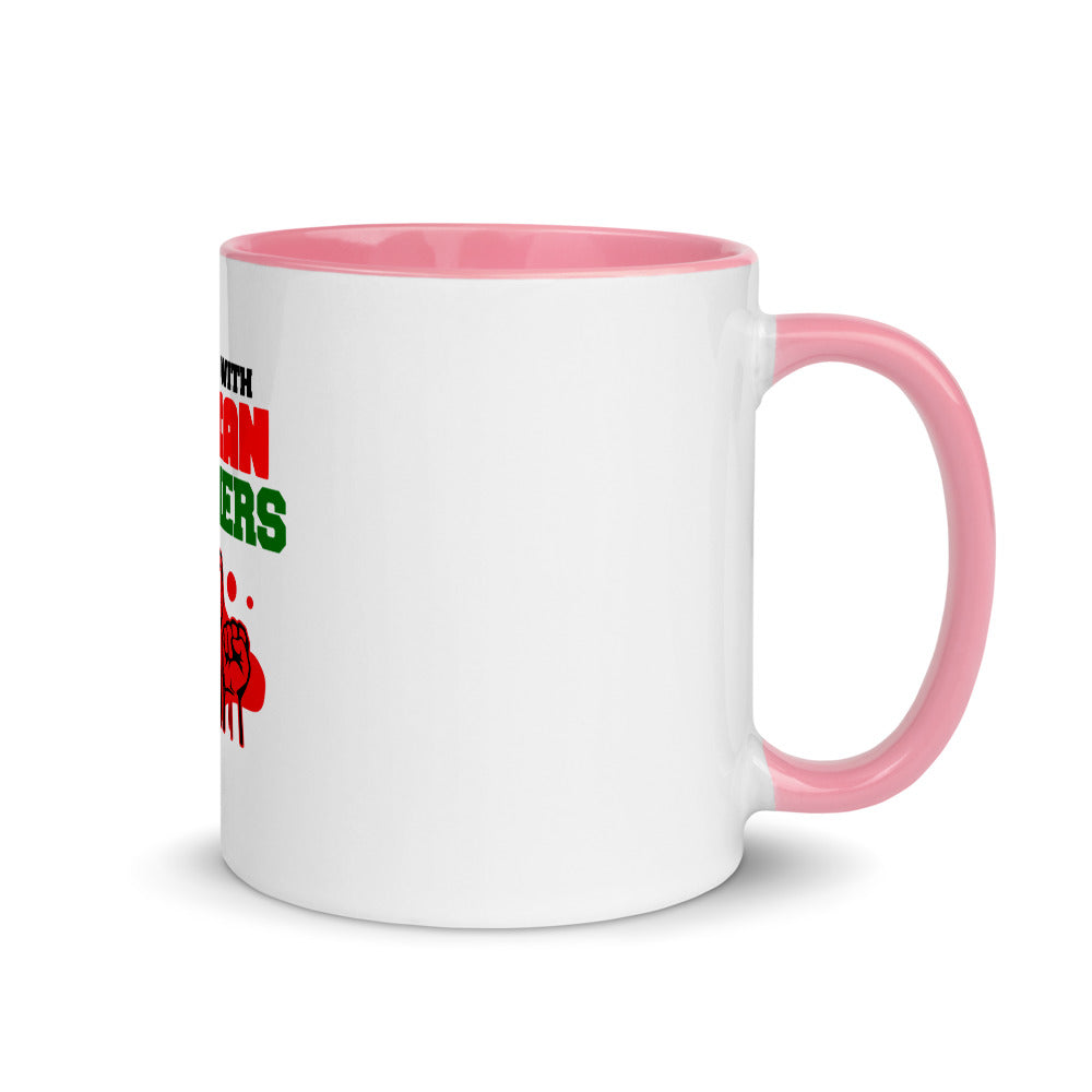 I STAND WITH INDIAN FARMERS - Mug with Color Inside