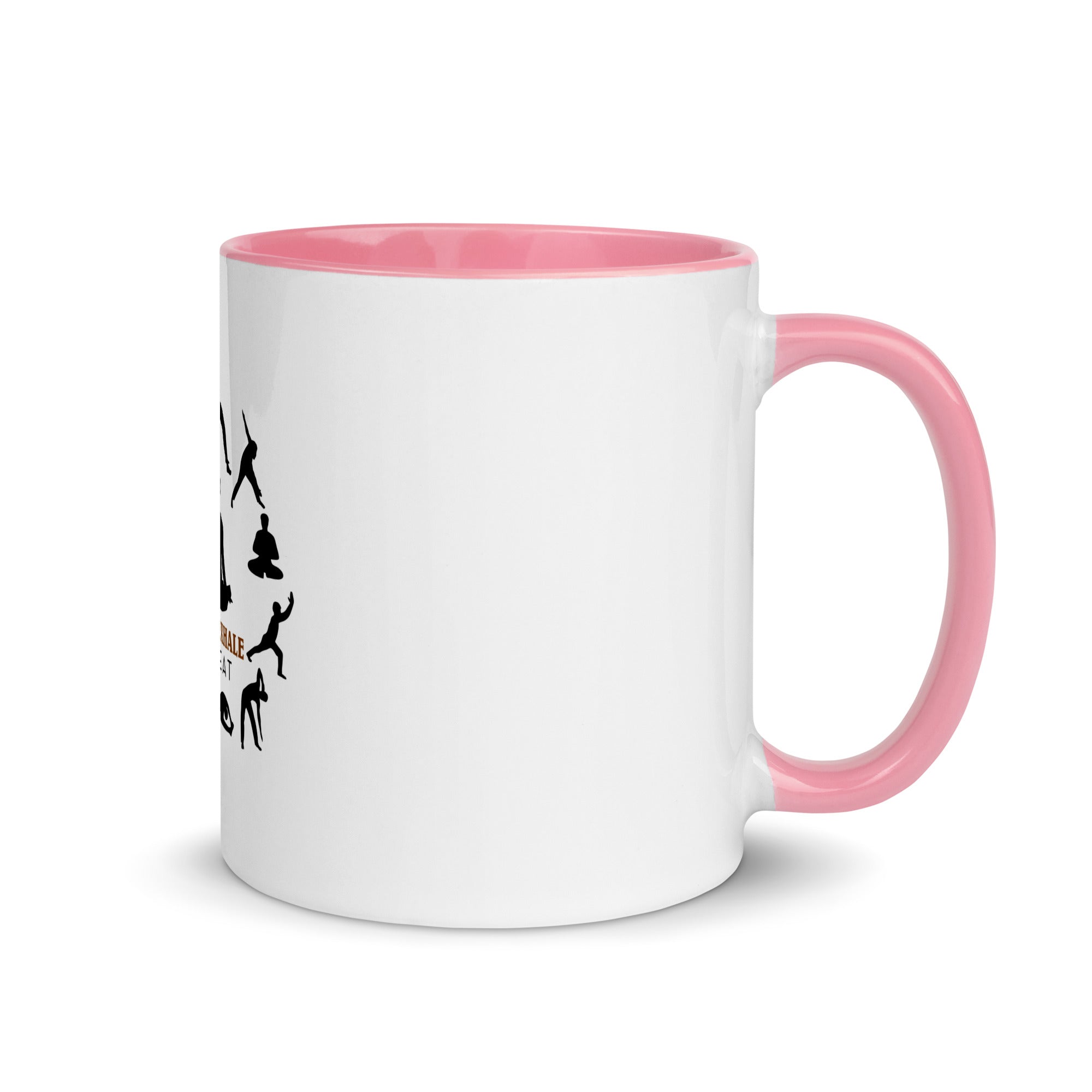 INHALE EXHALE REPEAT - Mug with Color Inside