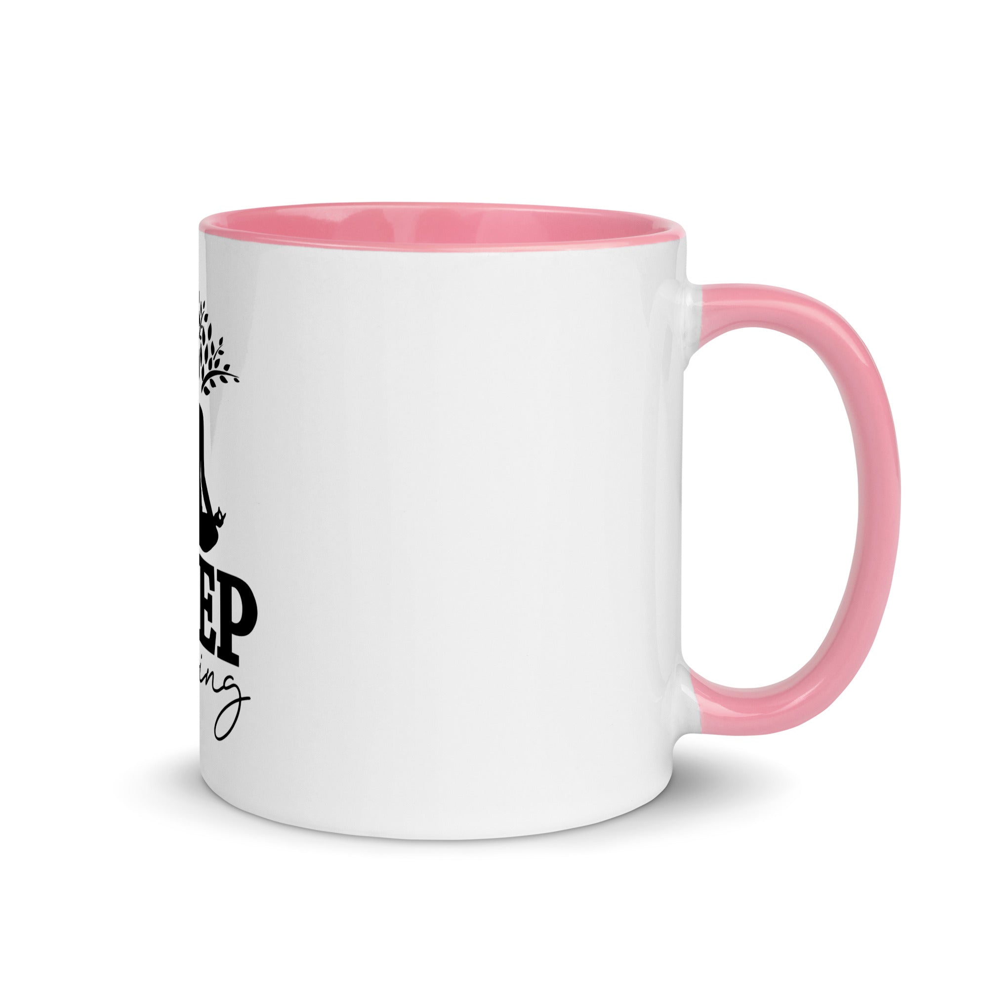 KEEP GROWING - Mug with Color Inside
