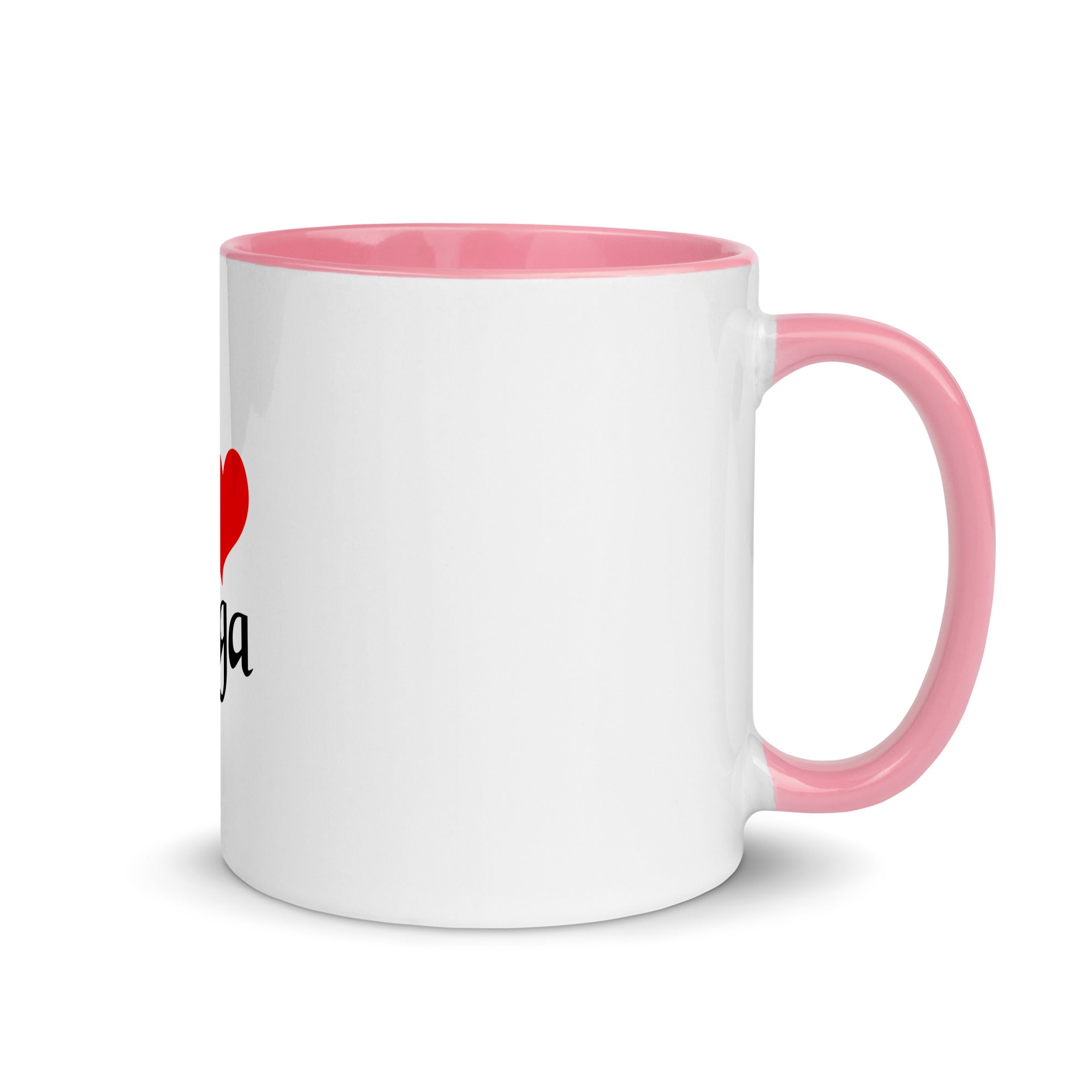 I LOVE YOGA - Mug with Color Inside