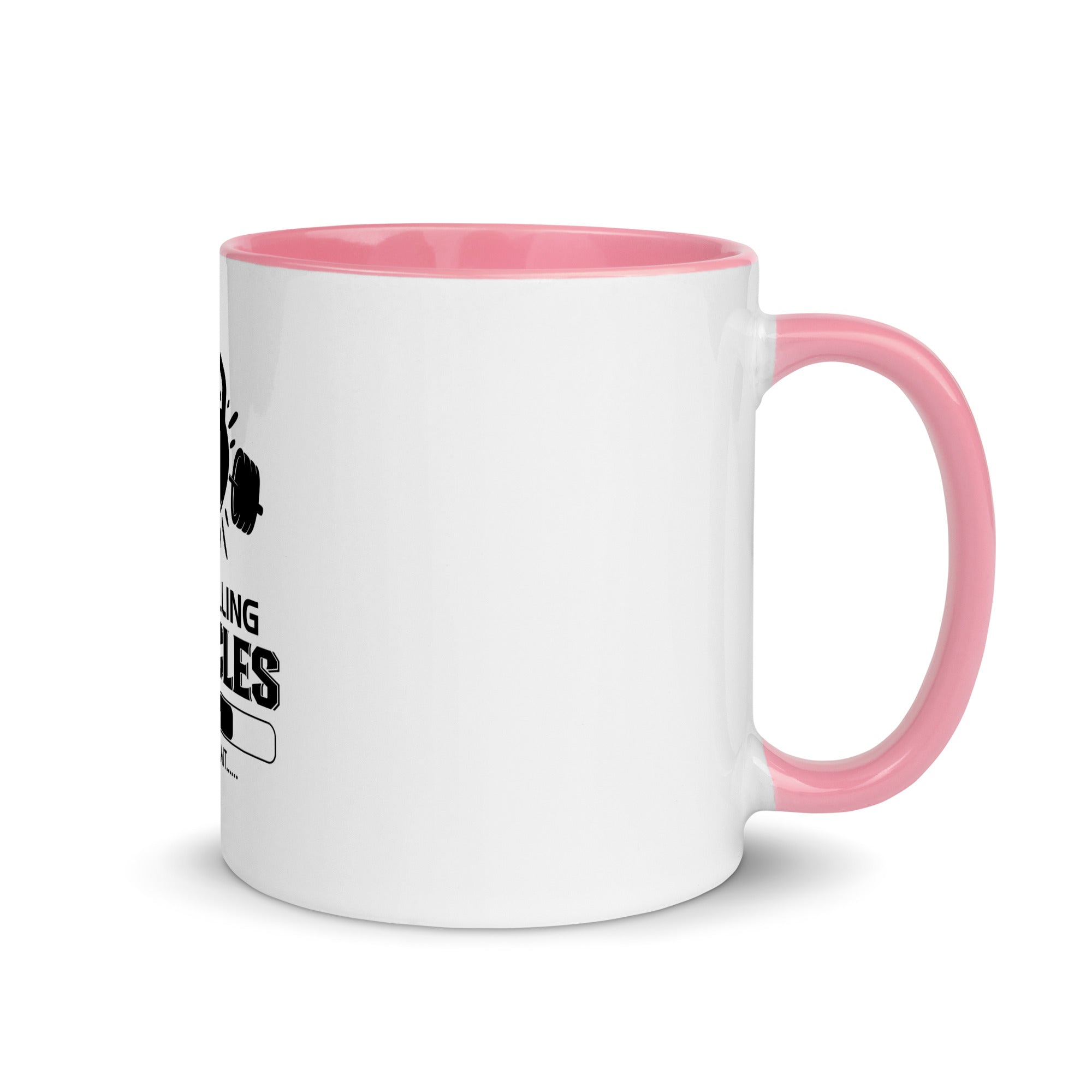 INSTALLING MUSCLES - Mug with Color Inside