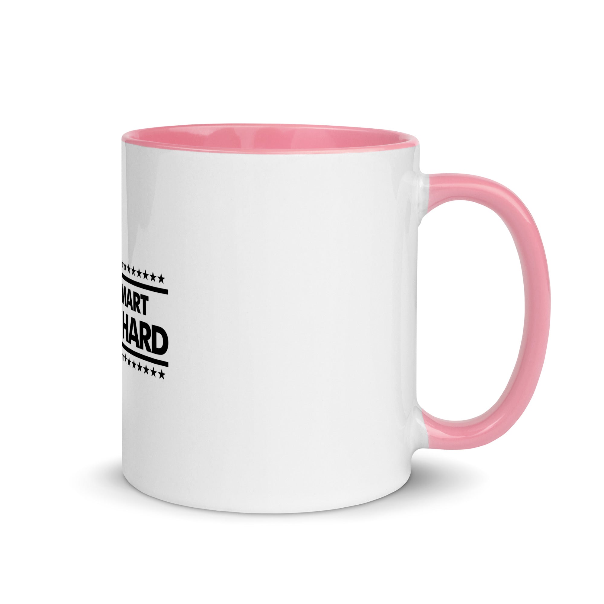 WORK SMART HUSTLE HARD - Mug with Color Inside