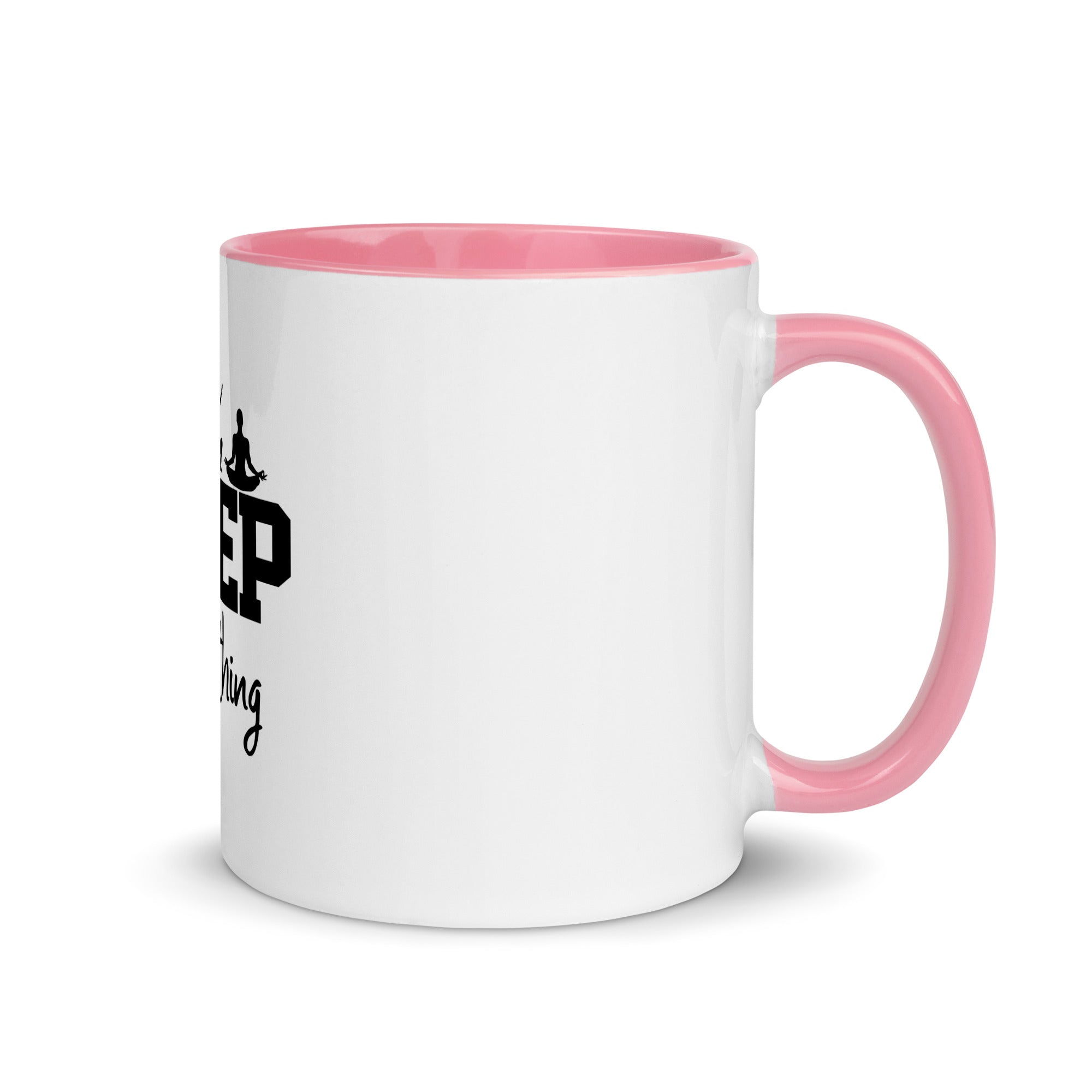 KEEP BREATHING - Mug with Color Inside