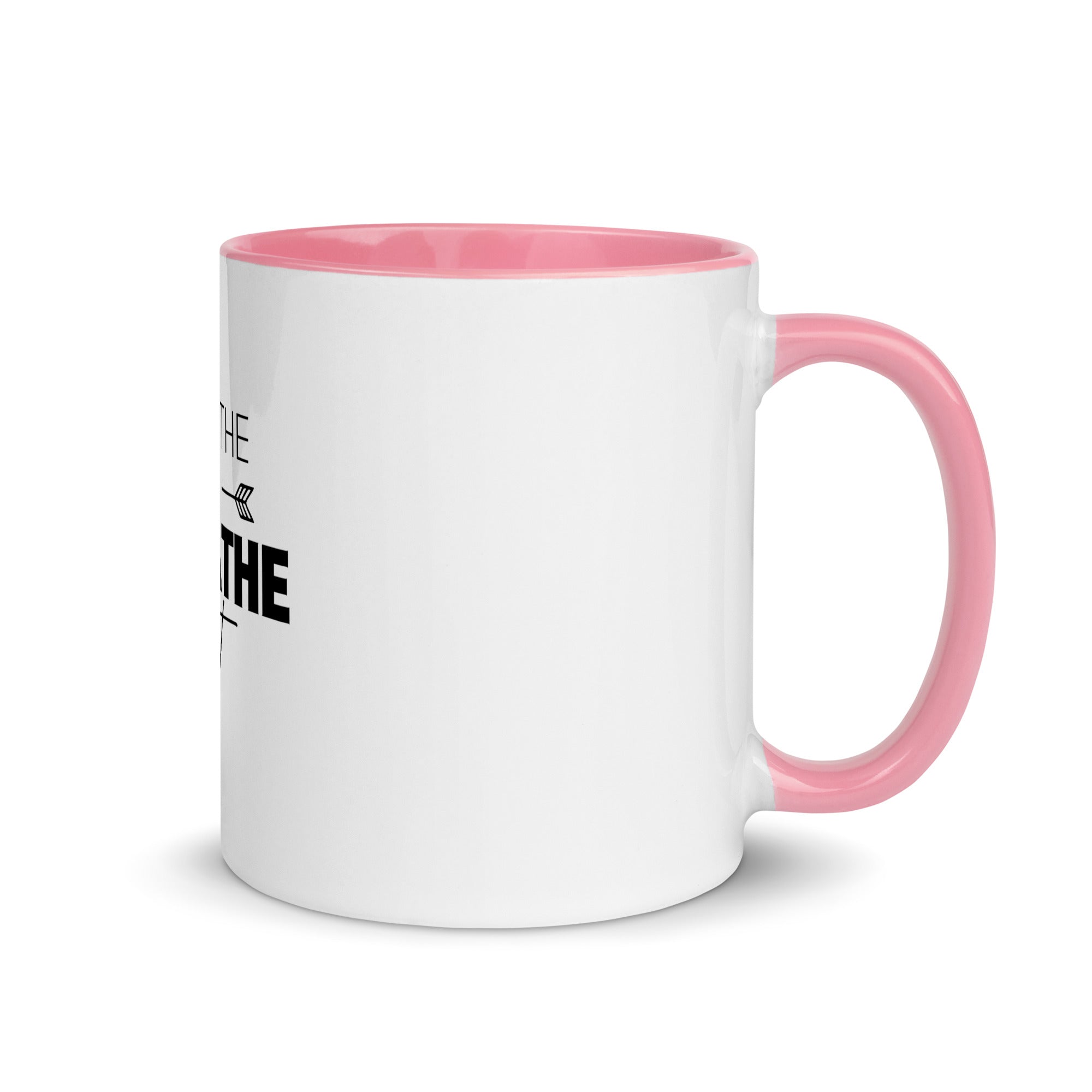 BREATHE IN BREATHE OUT - Mug with Color Inside