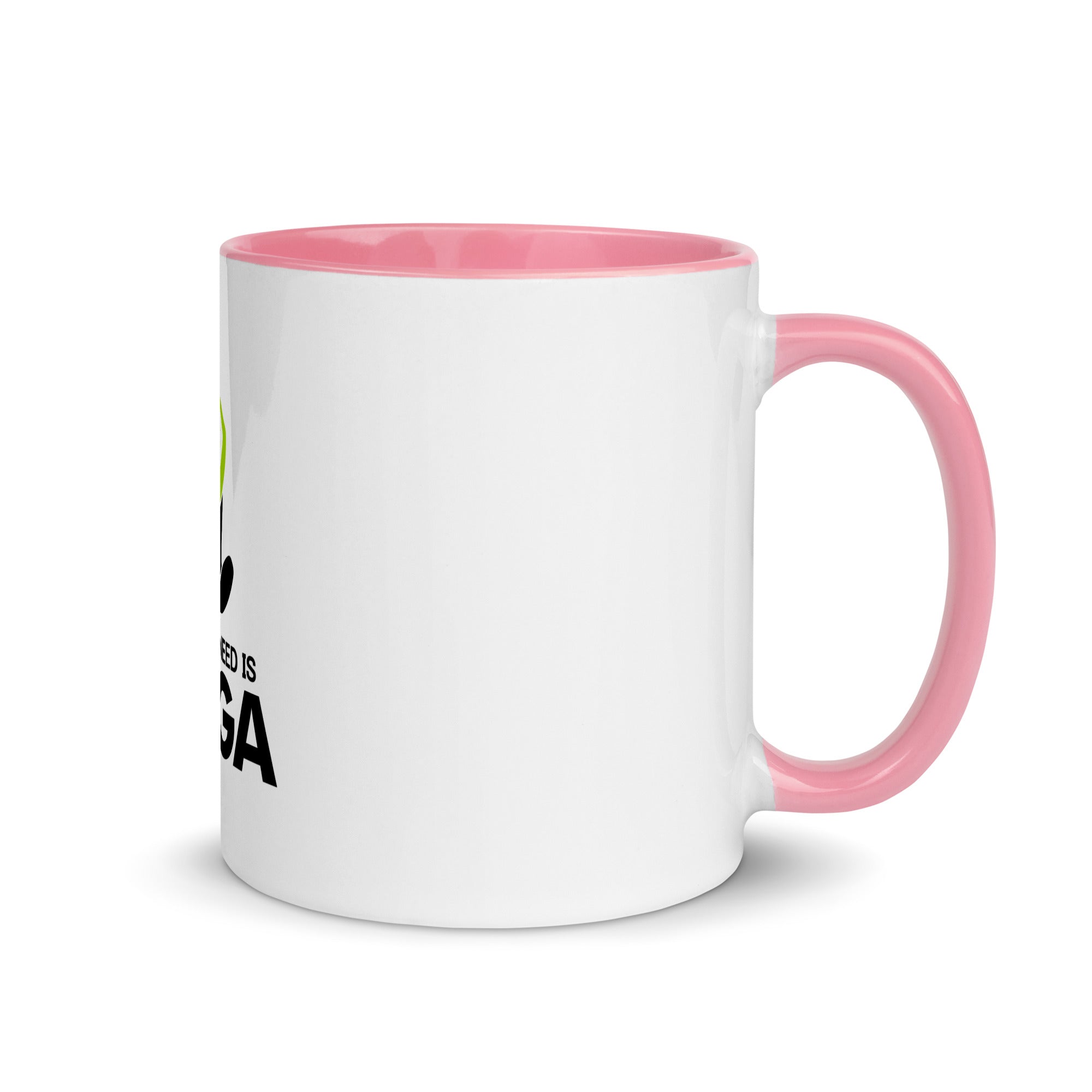 ALL YOU NEED IS YOGA - Mug with Color Inside