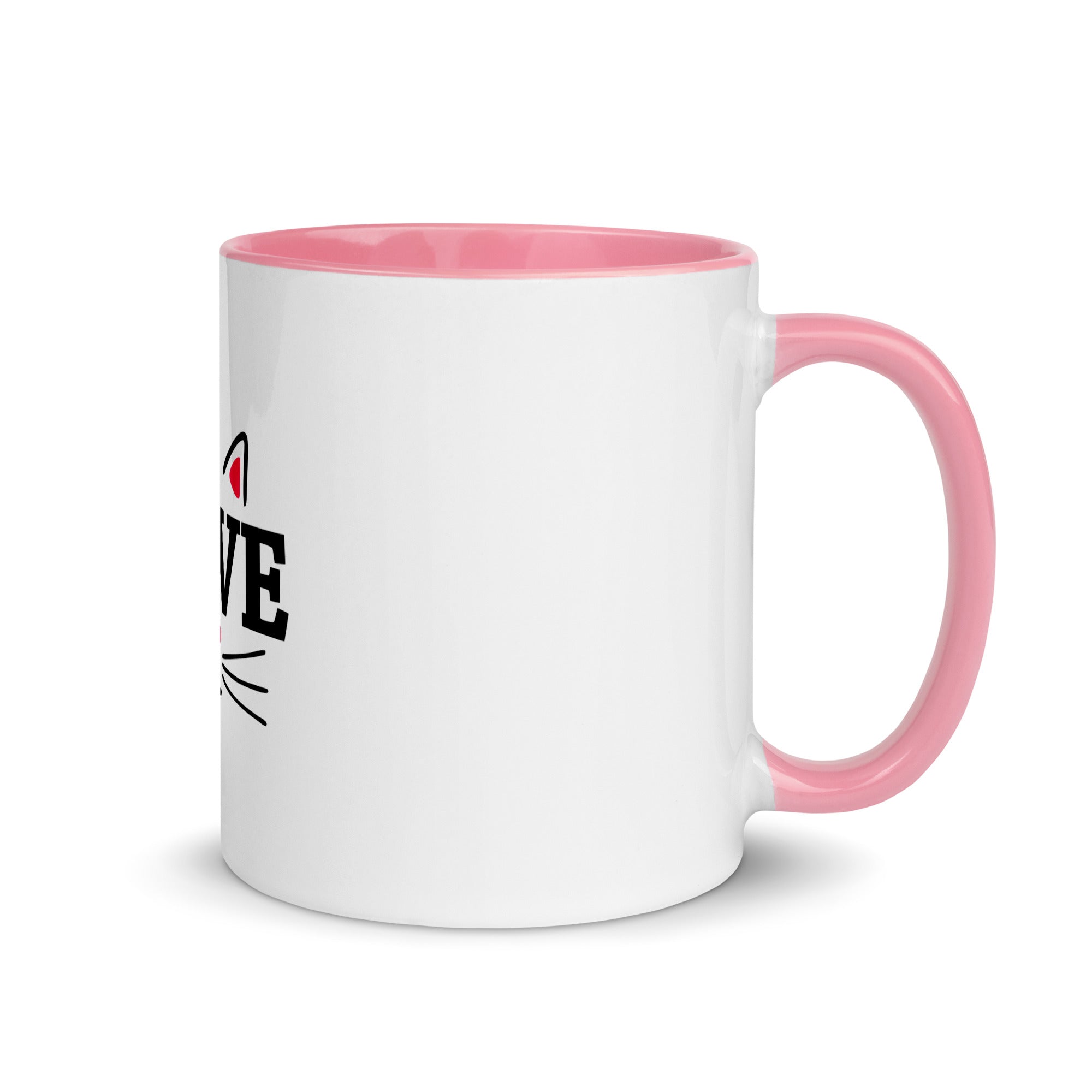 LOVE CATS - Mug with Color Inside