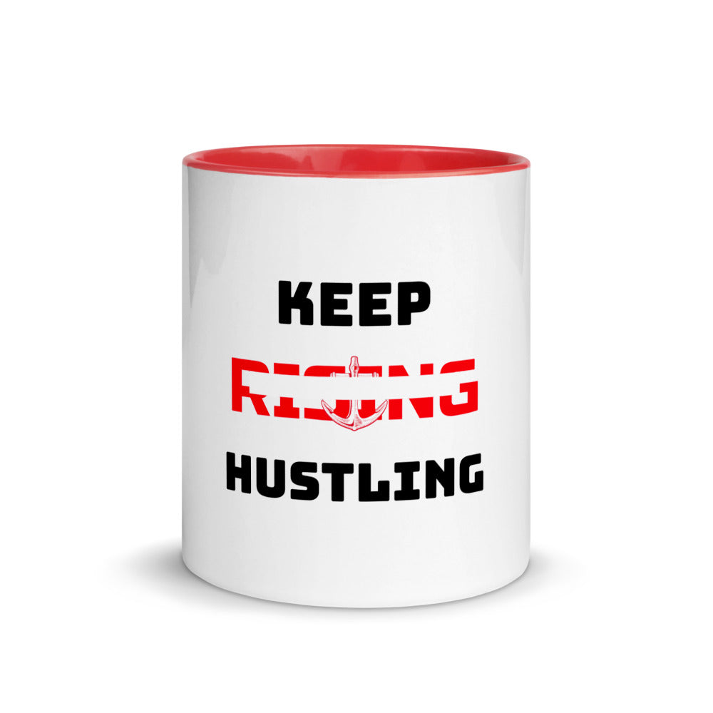 KEEP RISING HUSTLING - Mug with Color Inside