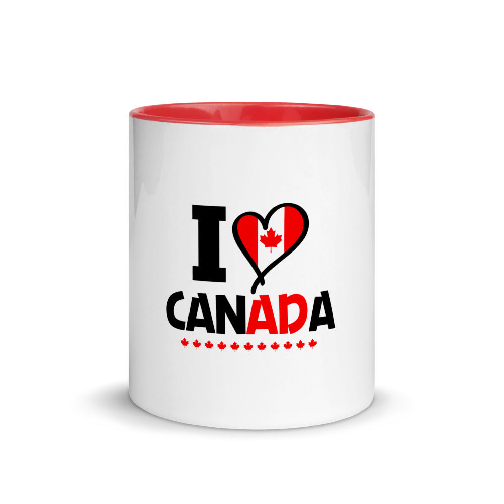 I LOVE CANADA - Mug with Color Inside