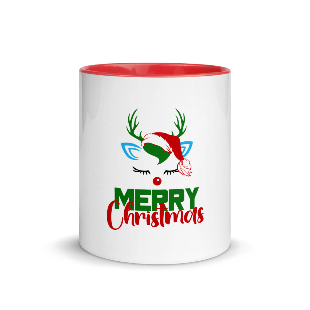 MERRY CHRISTMAS - Mug with Color Inside