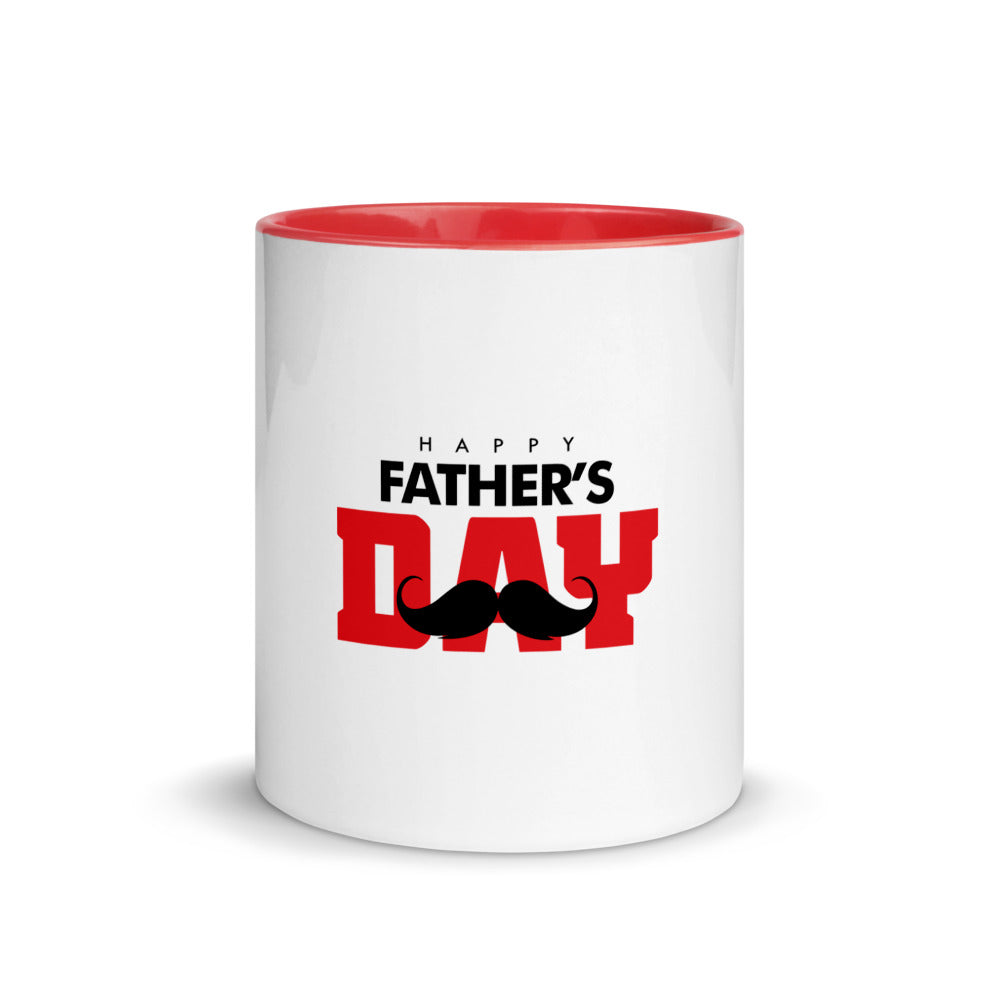 HAPPY FATHER'S DAY - Mug with Color Inside