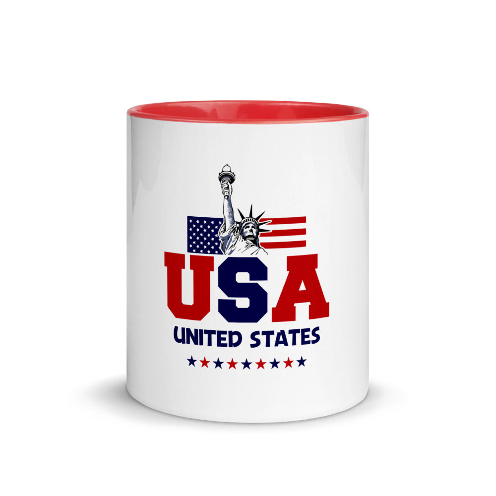 UNITED STATES OF AMERICA - Mug with Color Inside