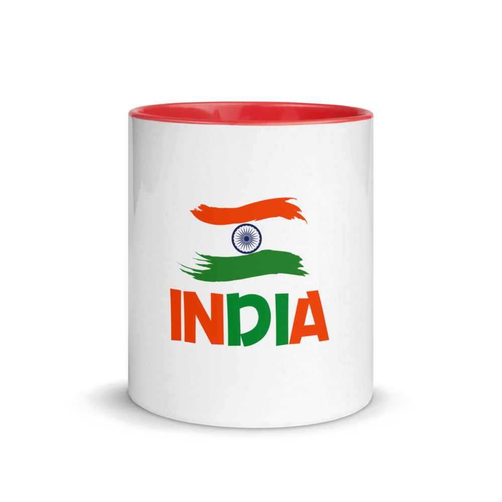 INDIA - Mug with Color Inside