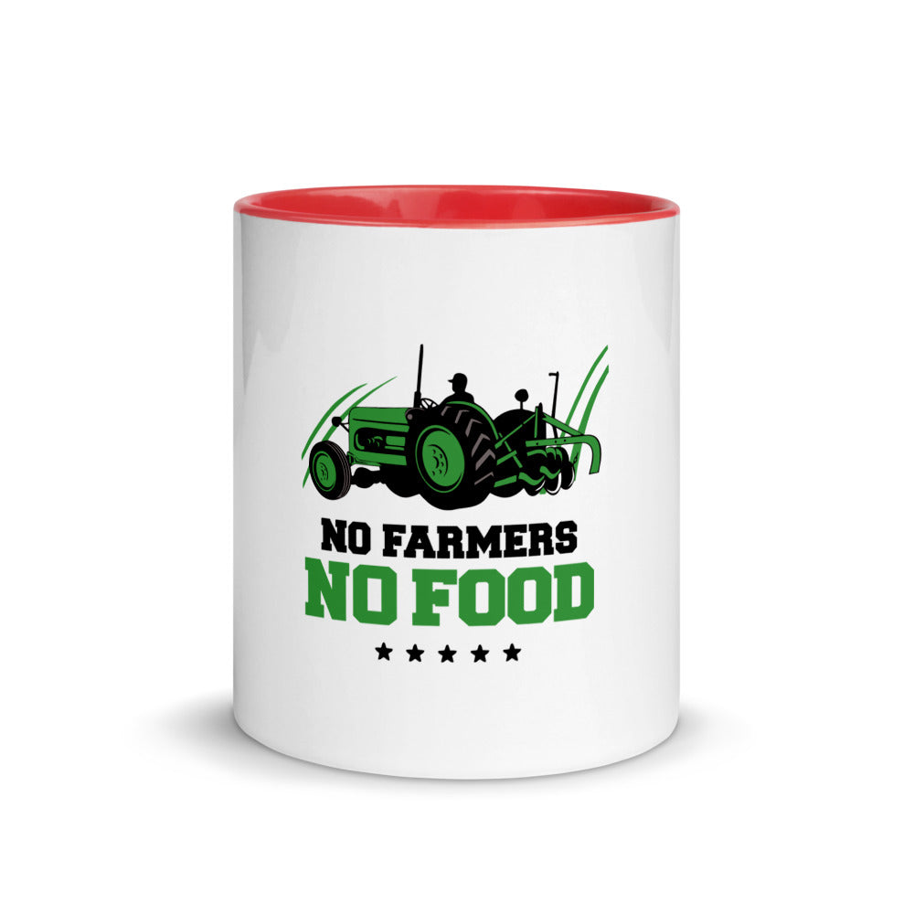 NO FARMERS NO FOOD - Mug with Color Inside
