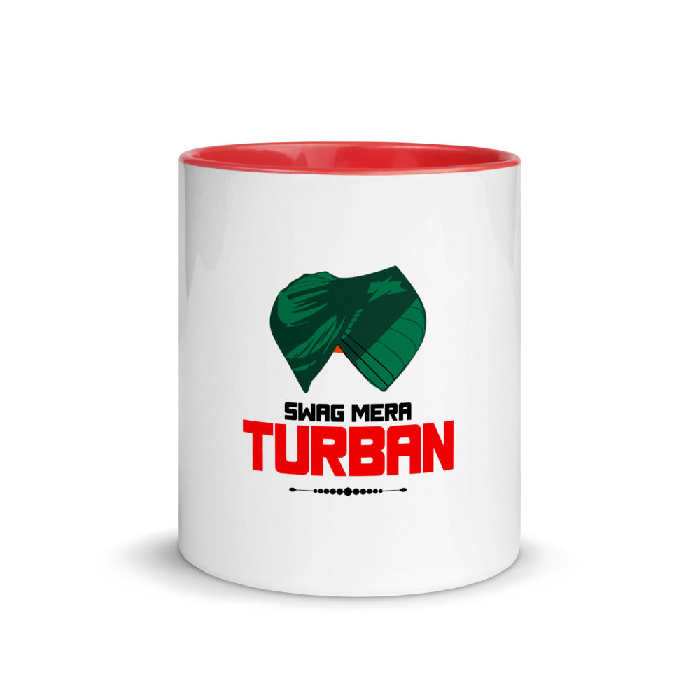 SWAG MERA TURBAN - Mug with Color Inside