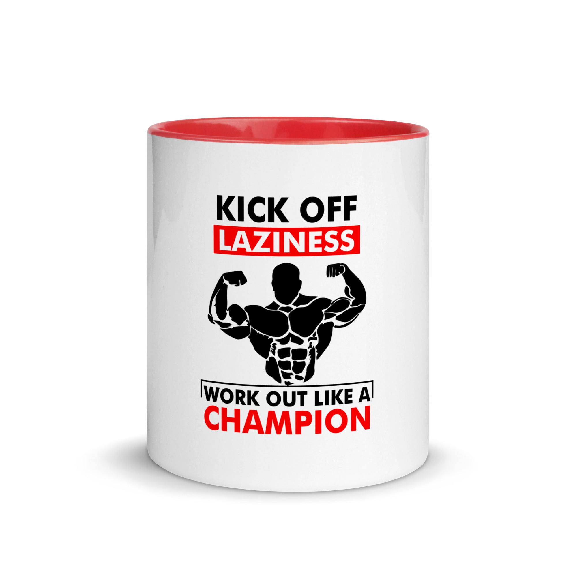 KICK OFF LAZINESS - Mug with Color Inside