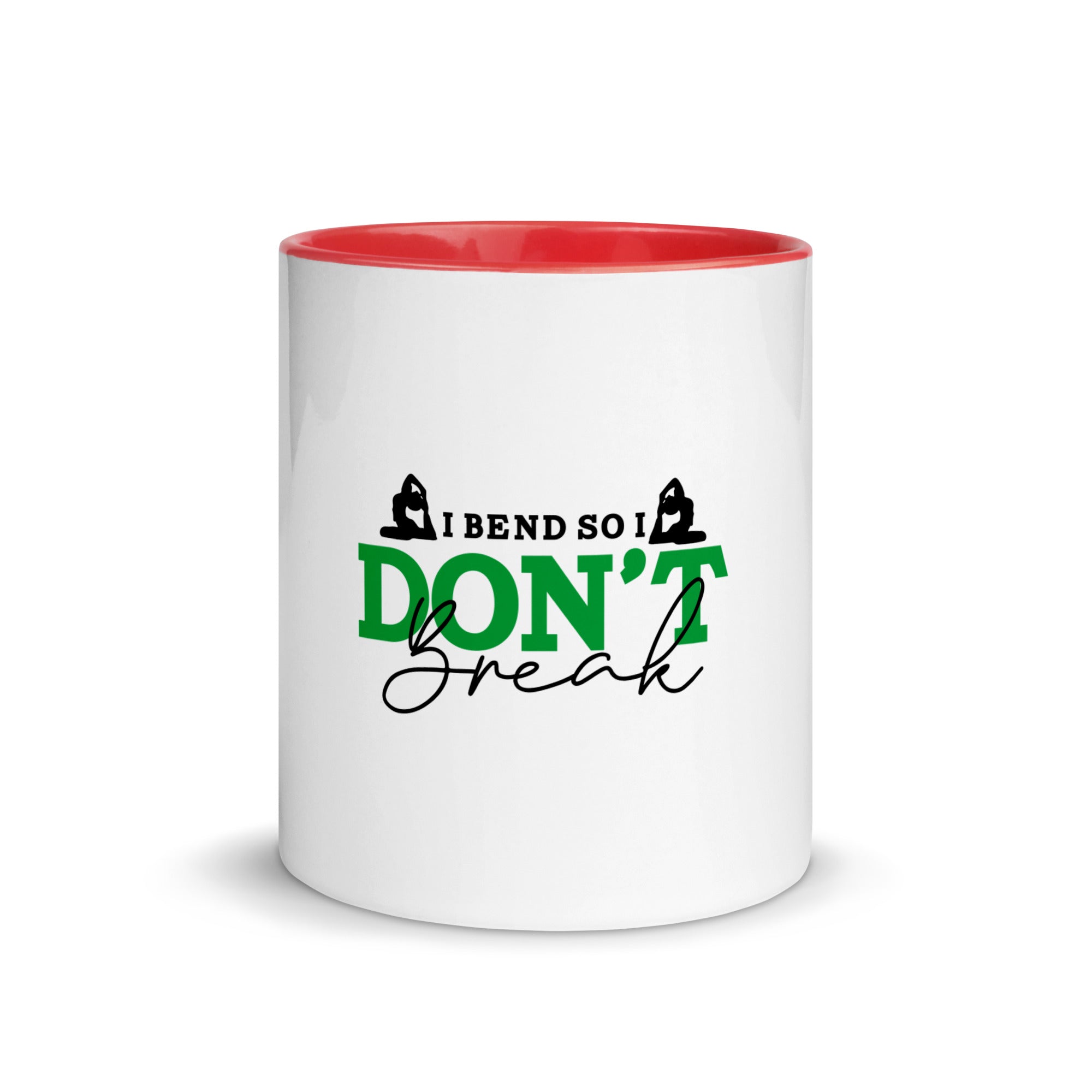 I BEND SO I DON'T BREAK - Mug with Color Inside