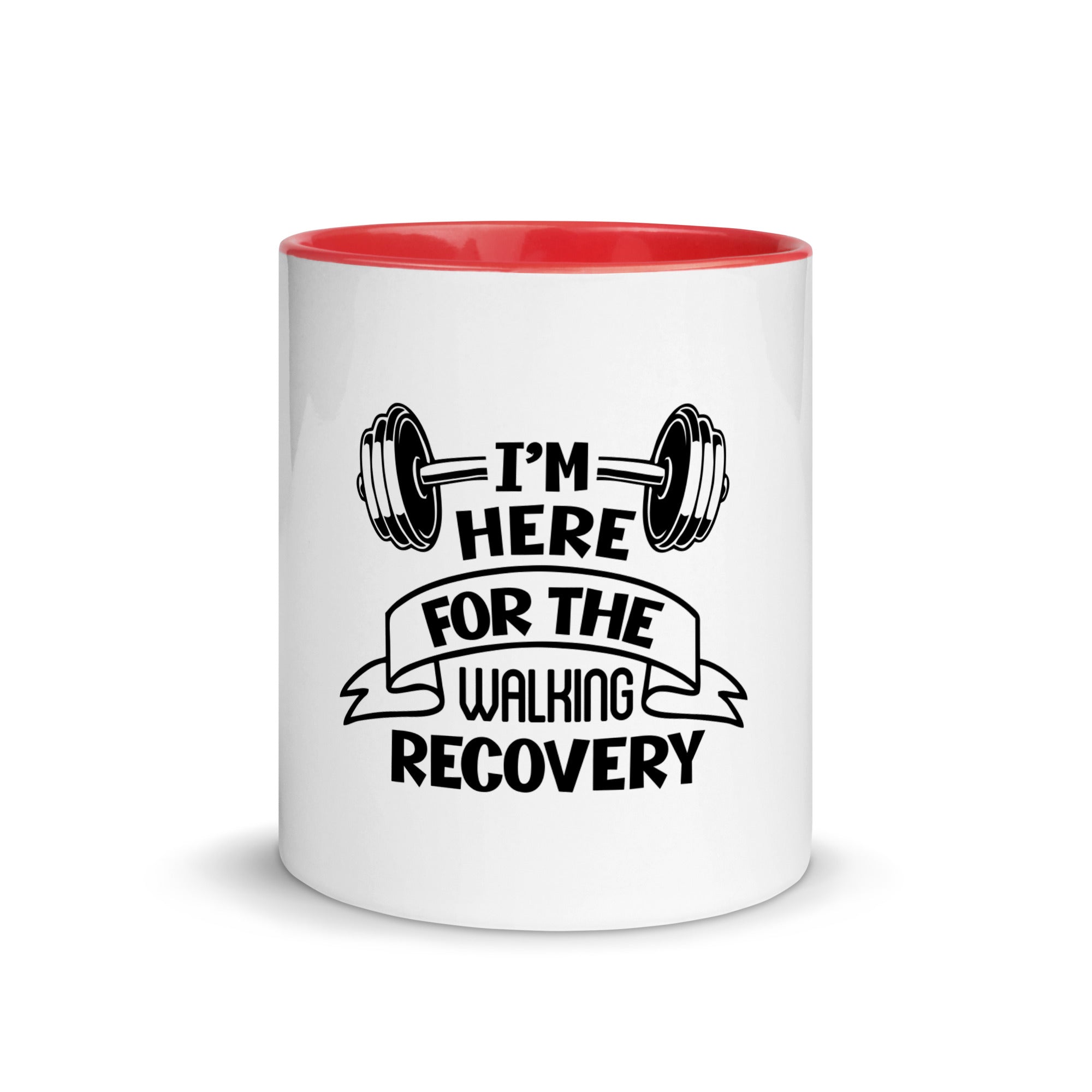 I'M HERE FOR THE WALKING RECOVERY - Mug with Color Inside