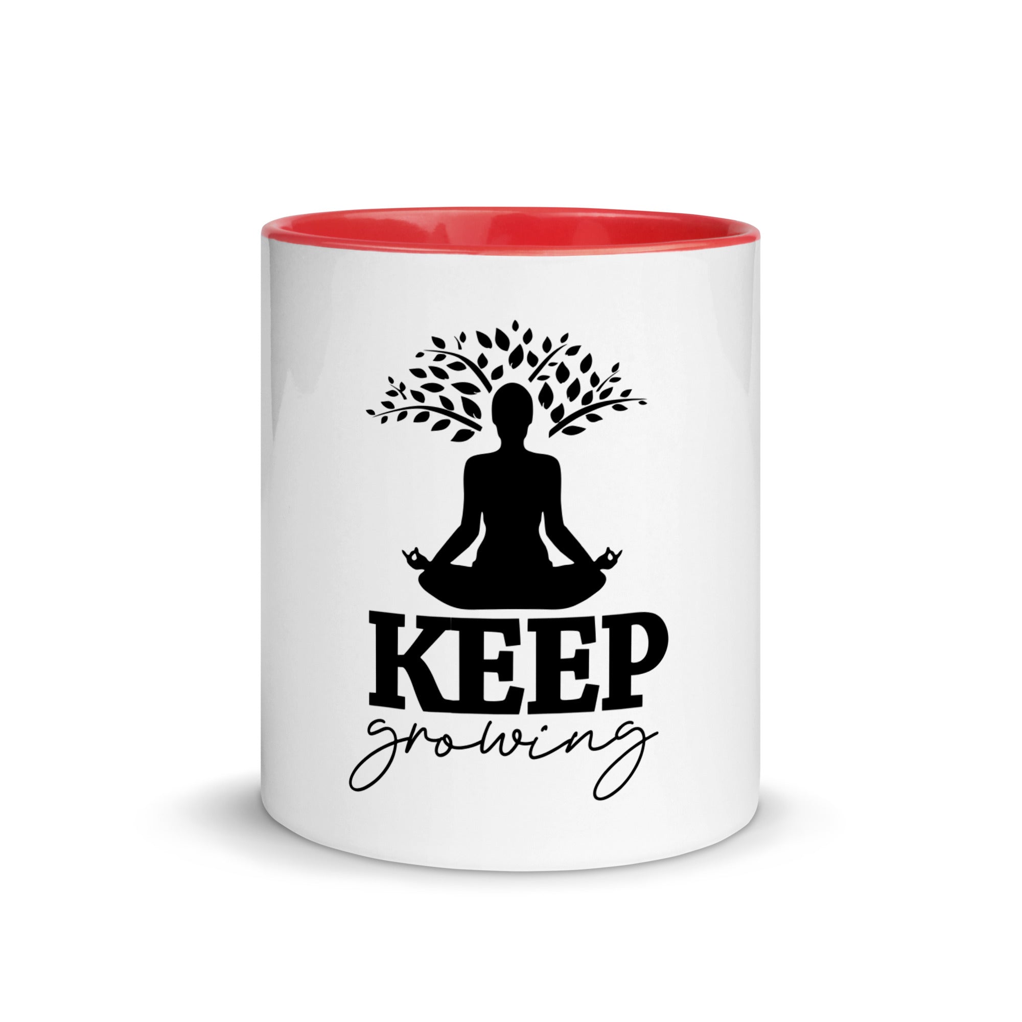 KEEP GROWING - Mug with Color Inside